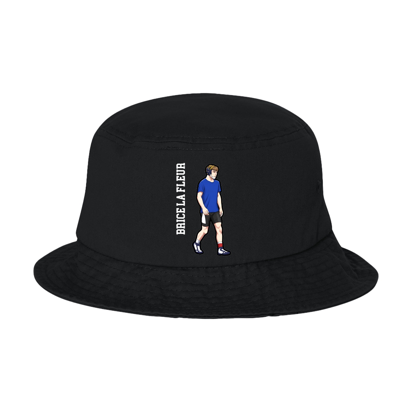 Bucket Cap — Name Vertical in Black