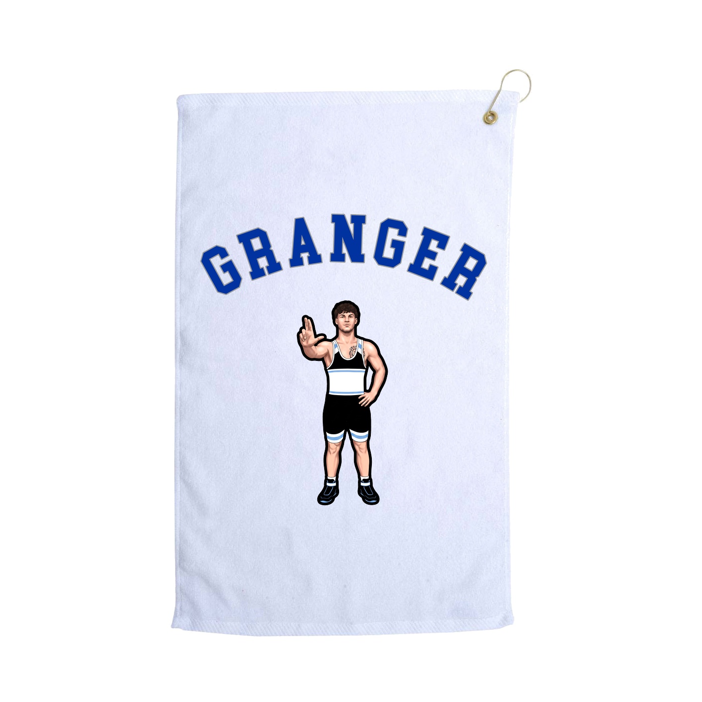 Golf Towel — Shirsey Arch in White