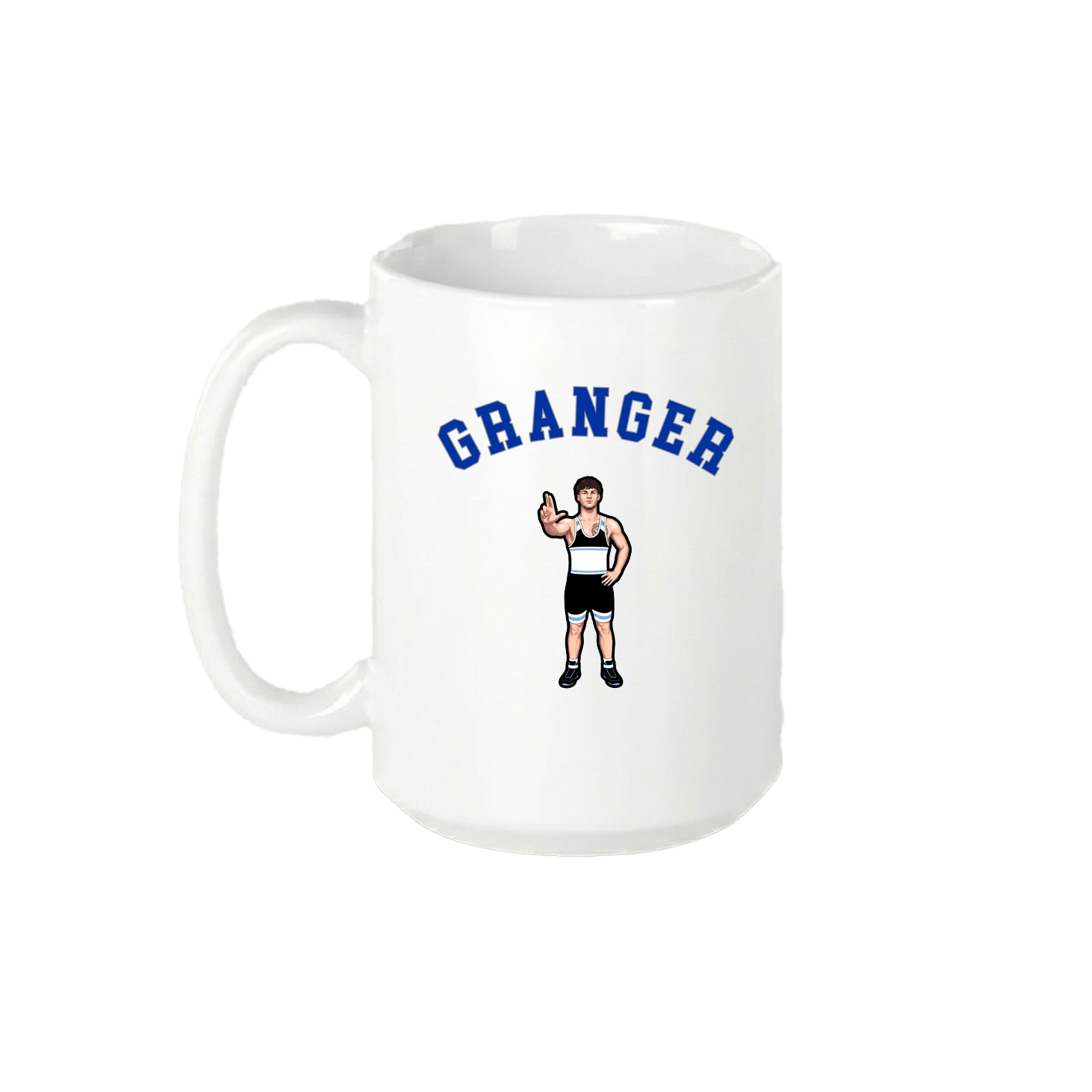 15oz Coffee Mug — Shirsey Arch in White