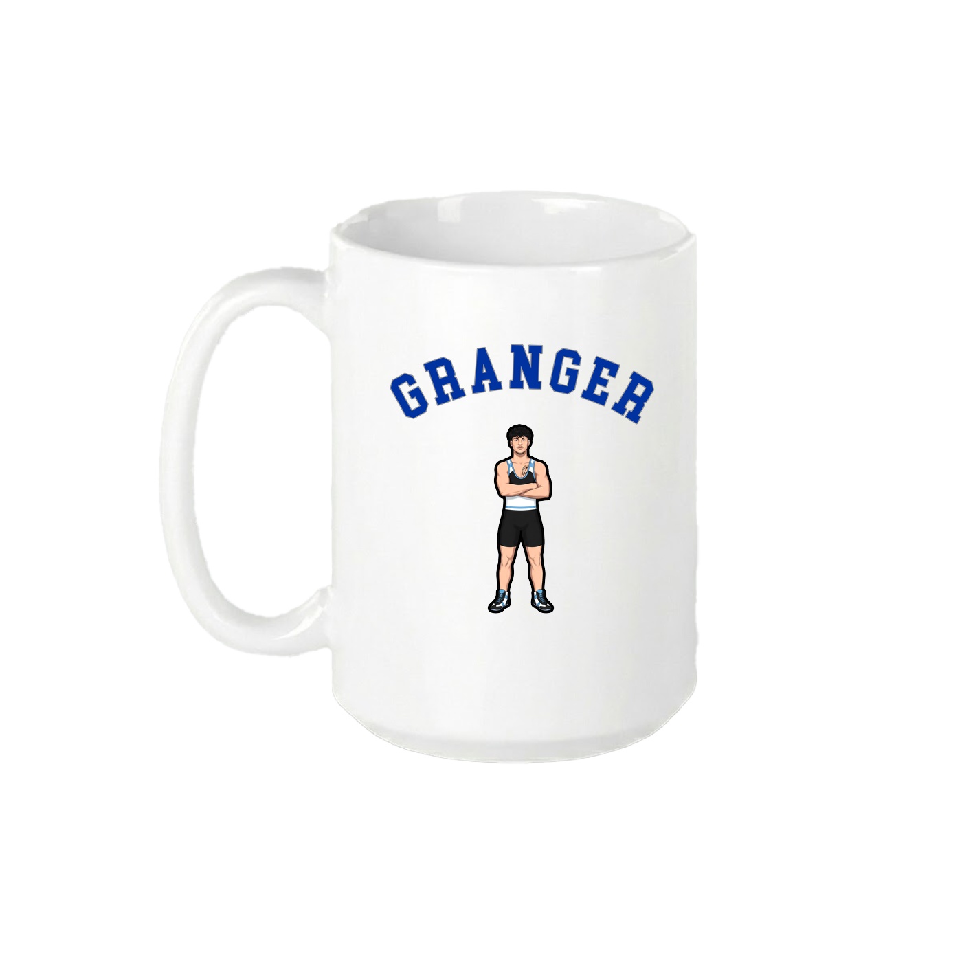 15oz Coffee Mug — Shirsey Arch in White