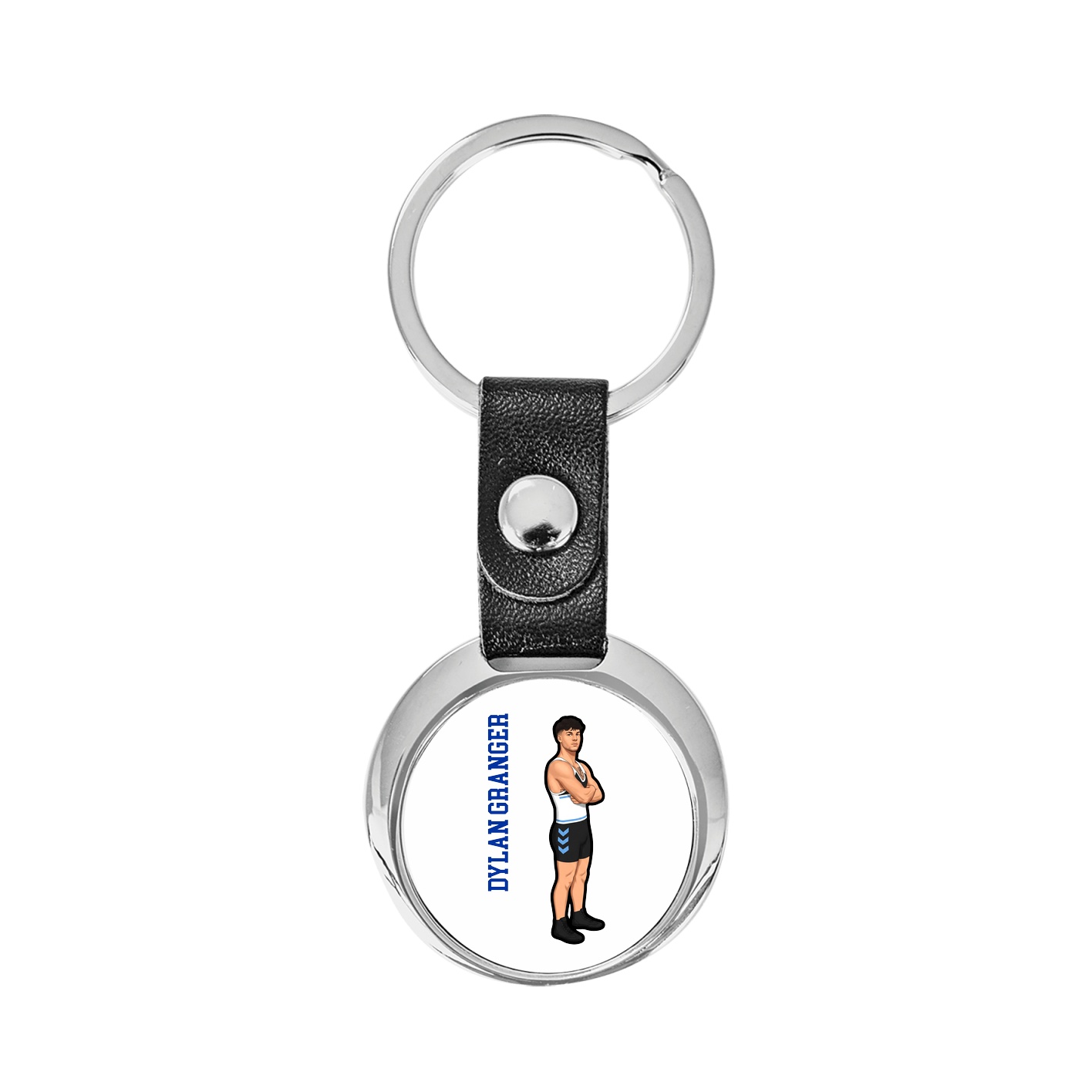 Key Chain — Name Vertical in Classic