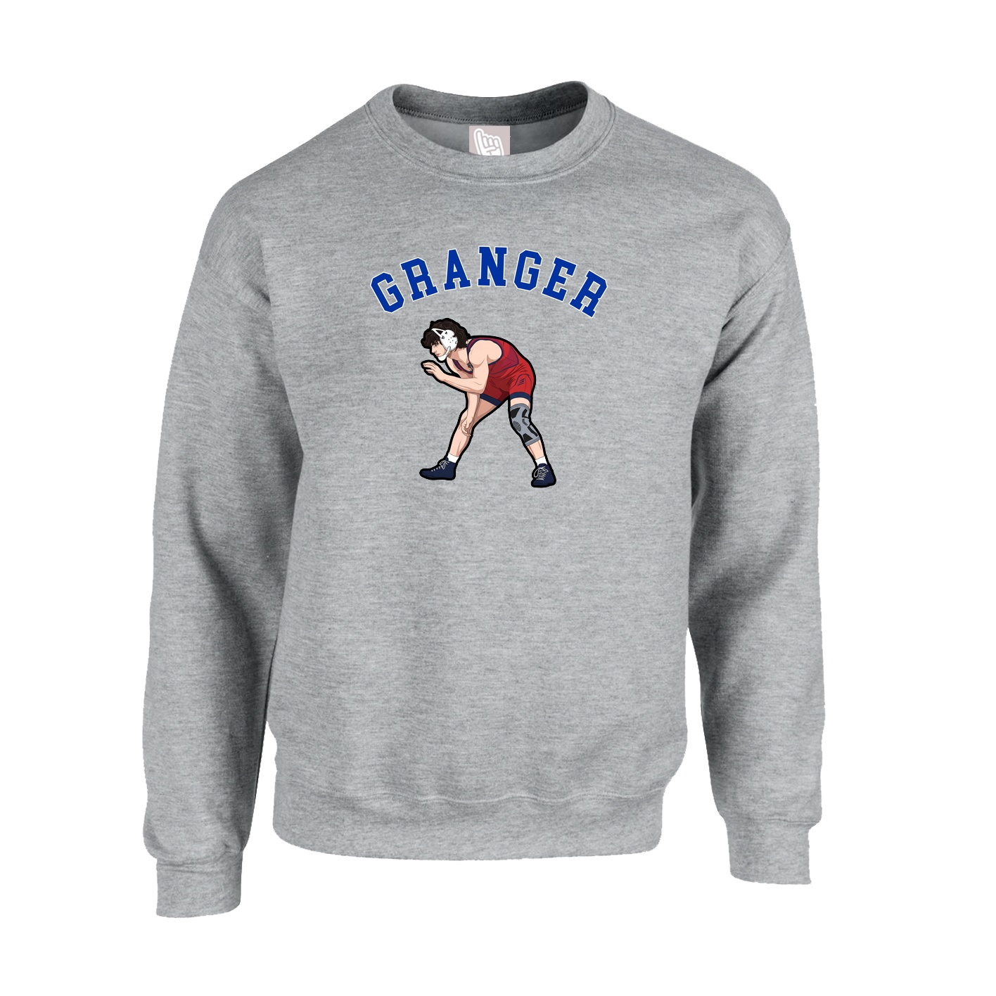 Fleece Crew — Shirsey Arch in Grey