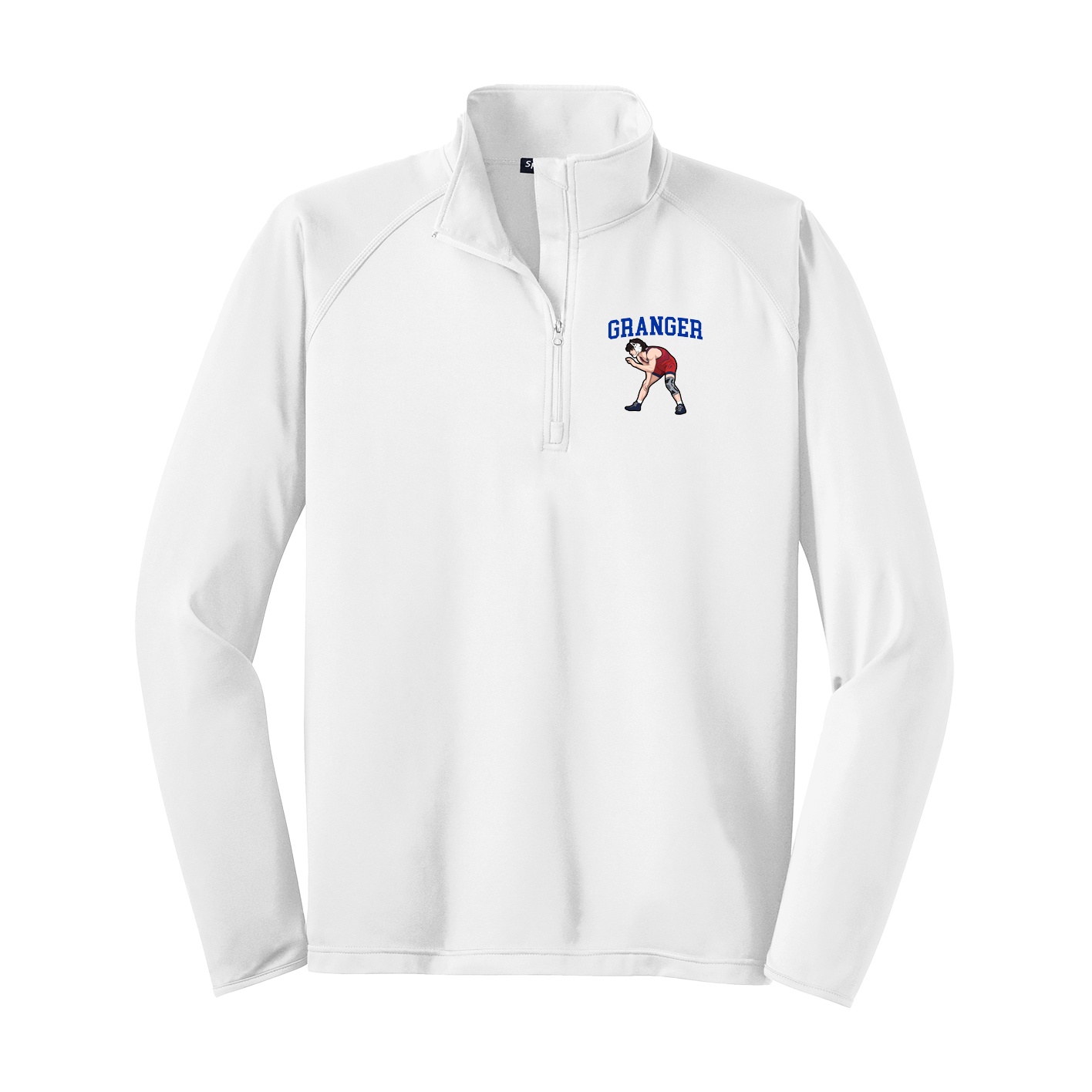 Q-Zip Pullover — Shirsey in White
