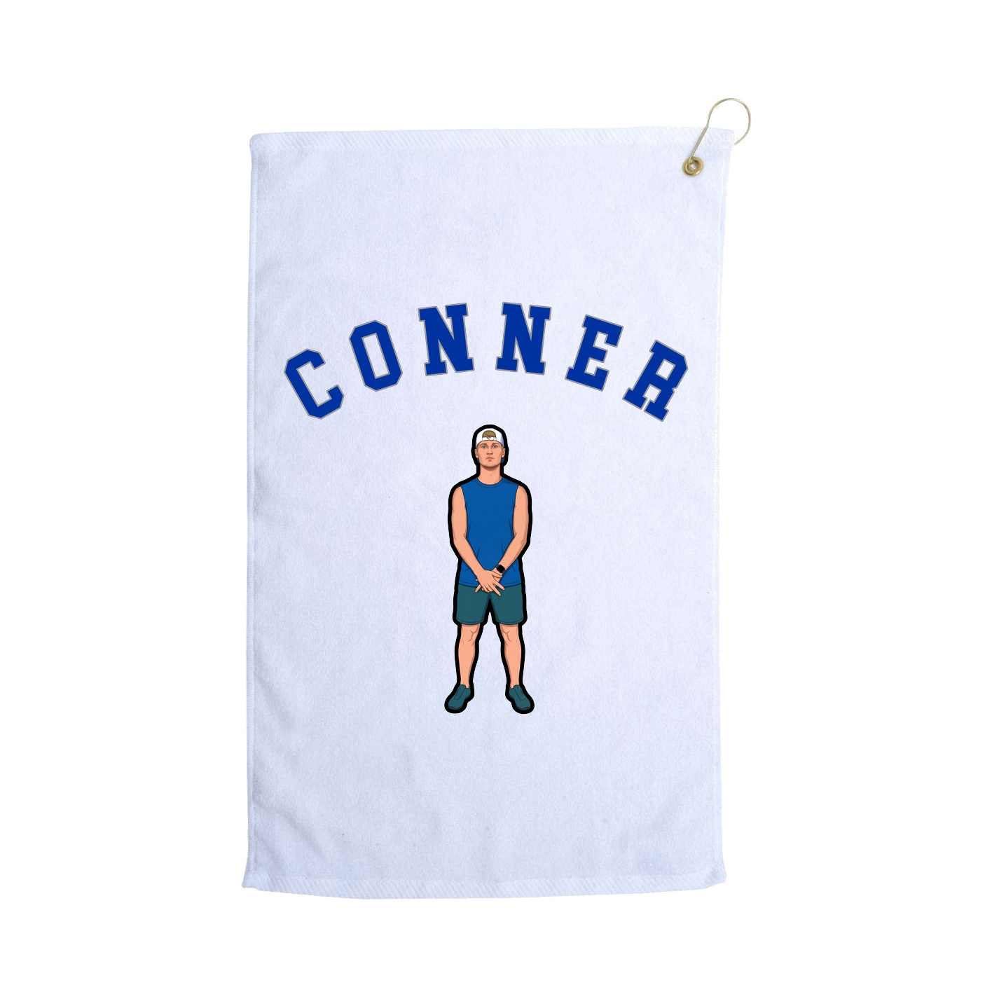 Golf Towel — Shirsey Arch in White
