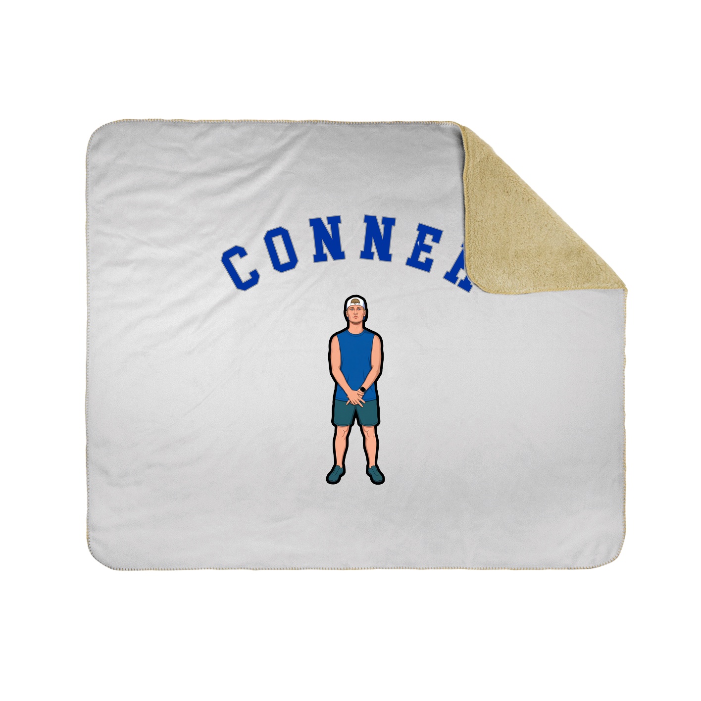 Throw Blanket — Shirsey Arch in White