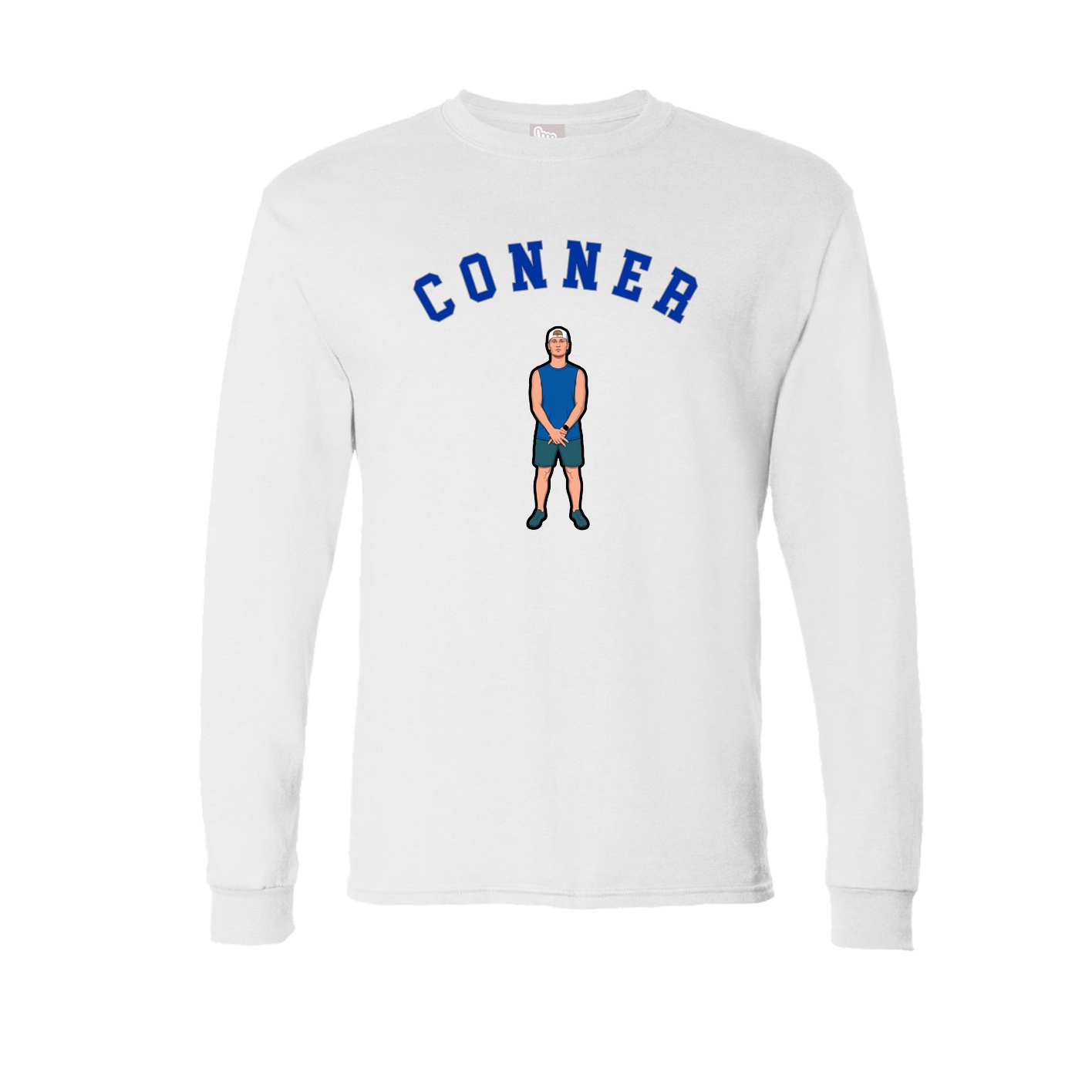 Long Sleeve Tee — Shirsey Arch in White