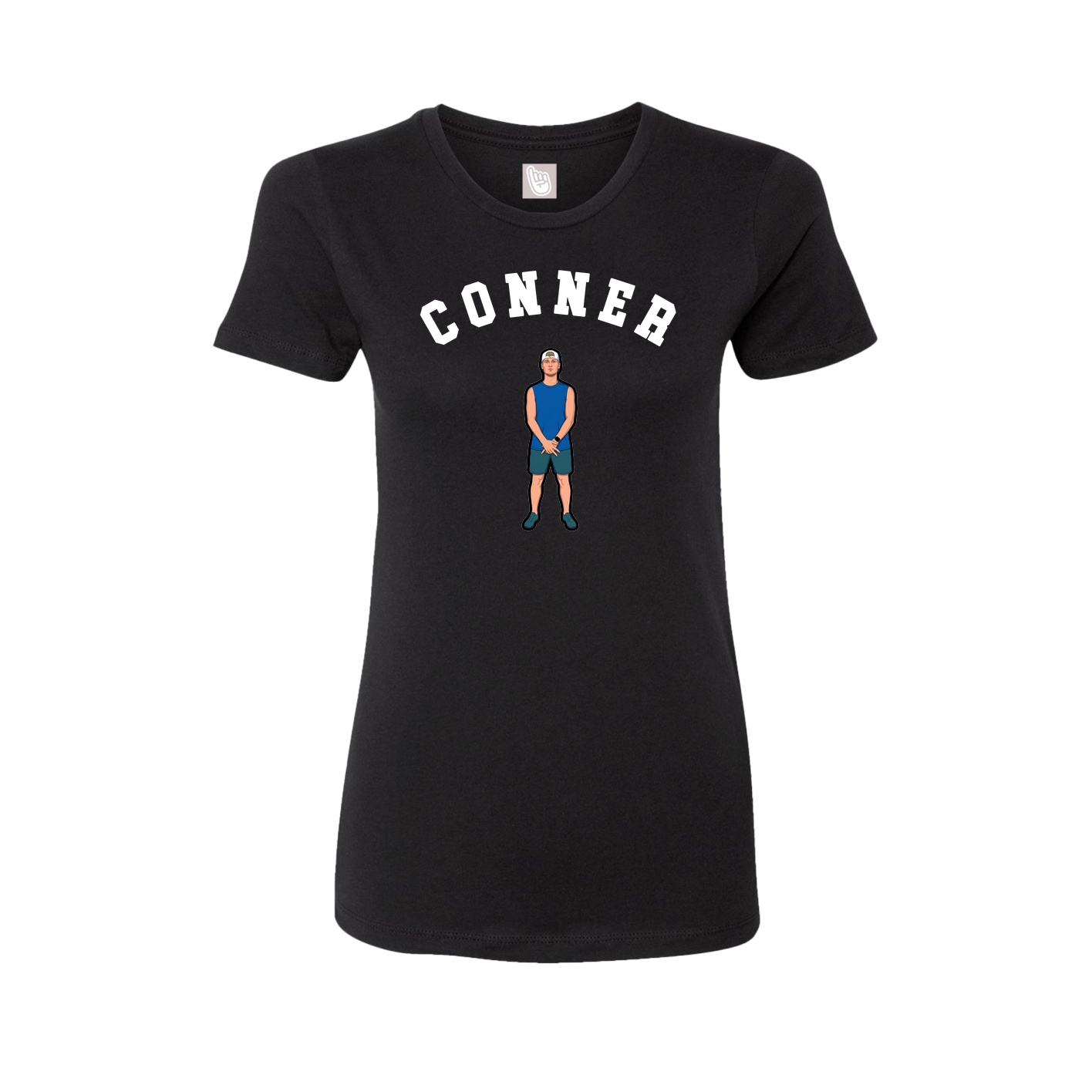 Womens Tee — Shirsey Arch in Black