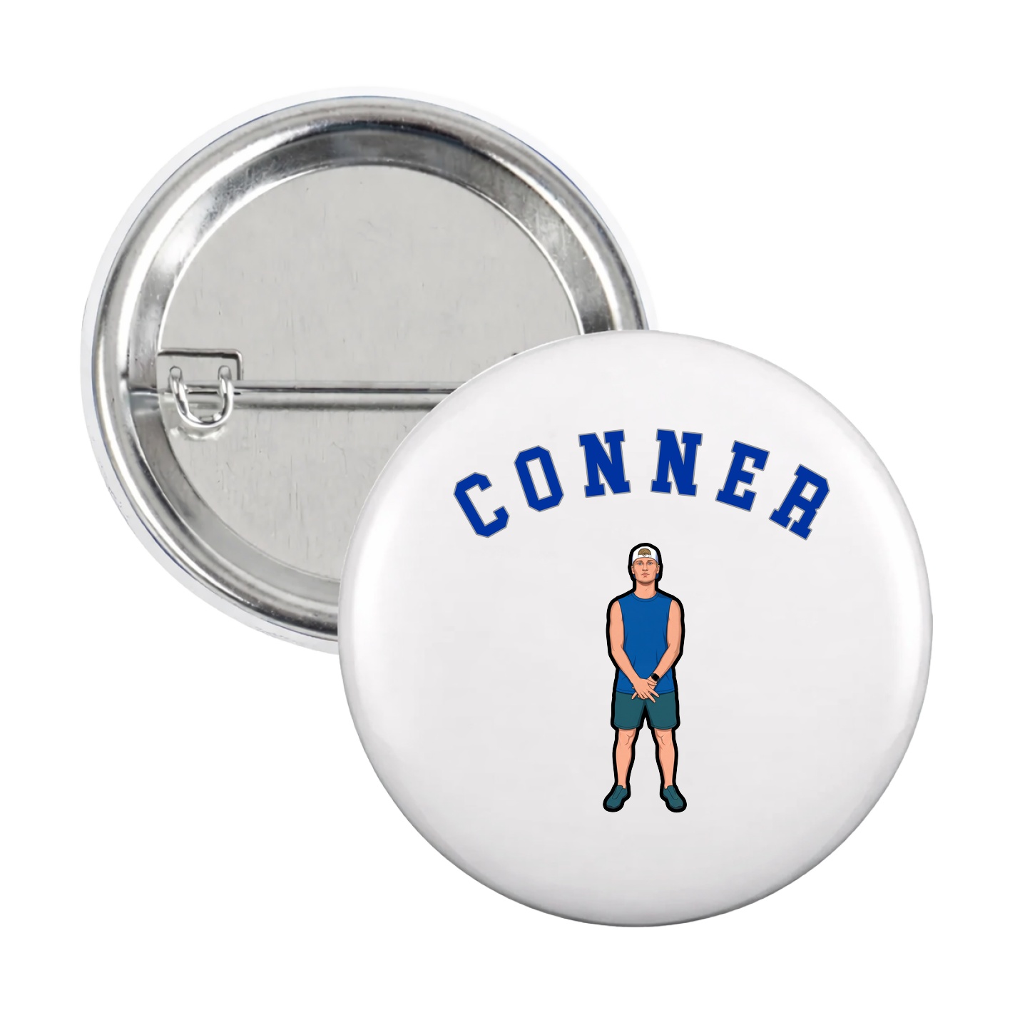 Game Day Button — Shirsey Arch in White