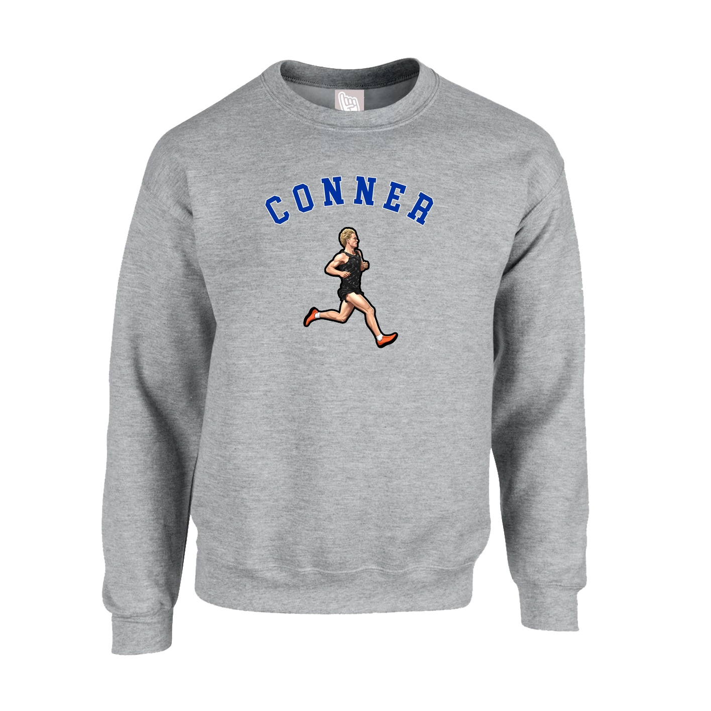 Fleece Crew — Shirsey Arch in Grey