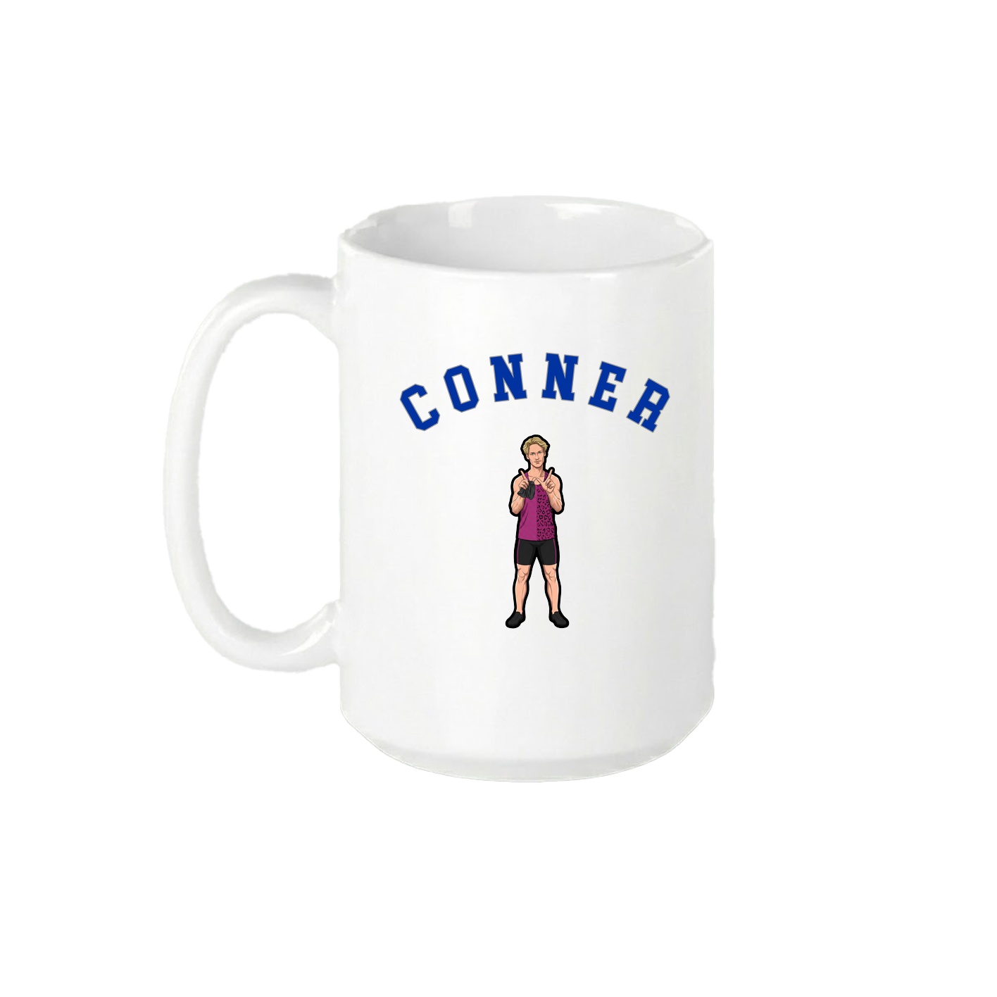 15oz Coffee Mug — Shirsey Arch in White