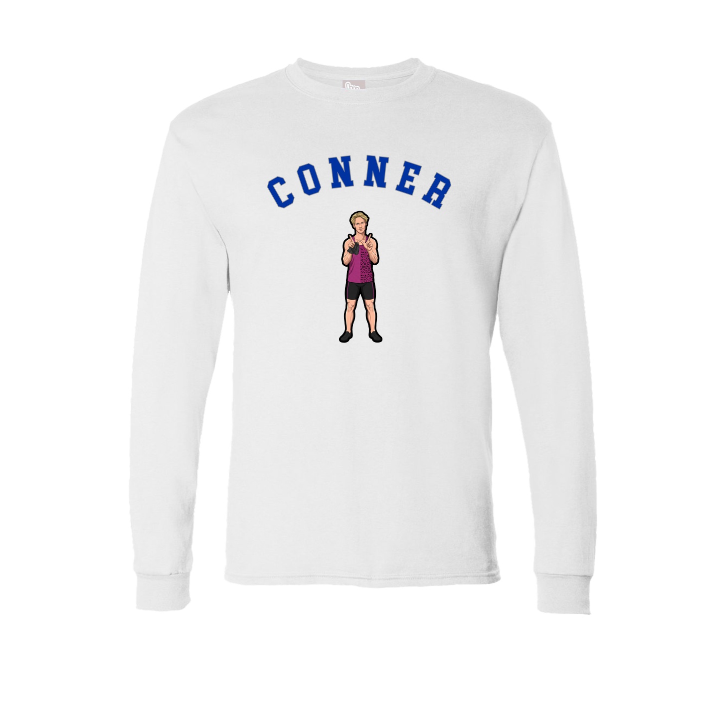 Long Sleeve Tee — Shirsey Arch in White