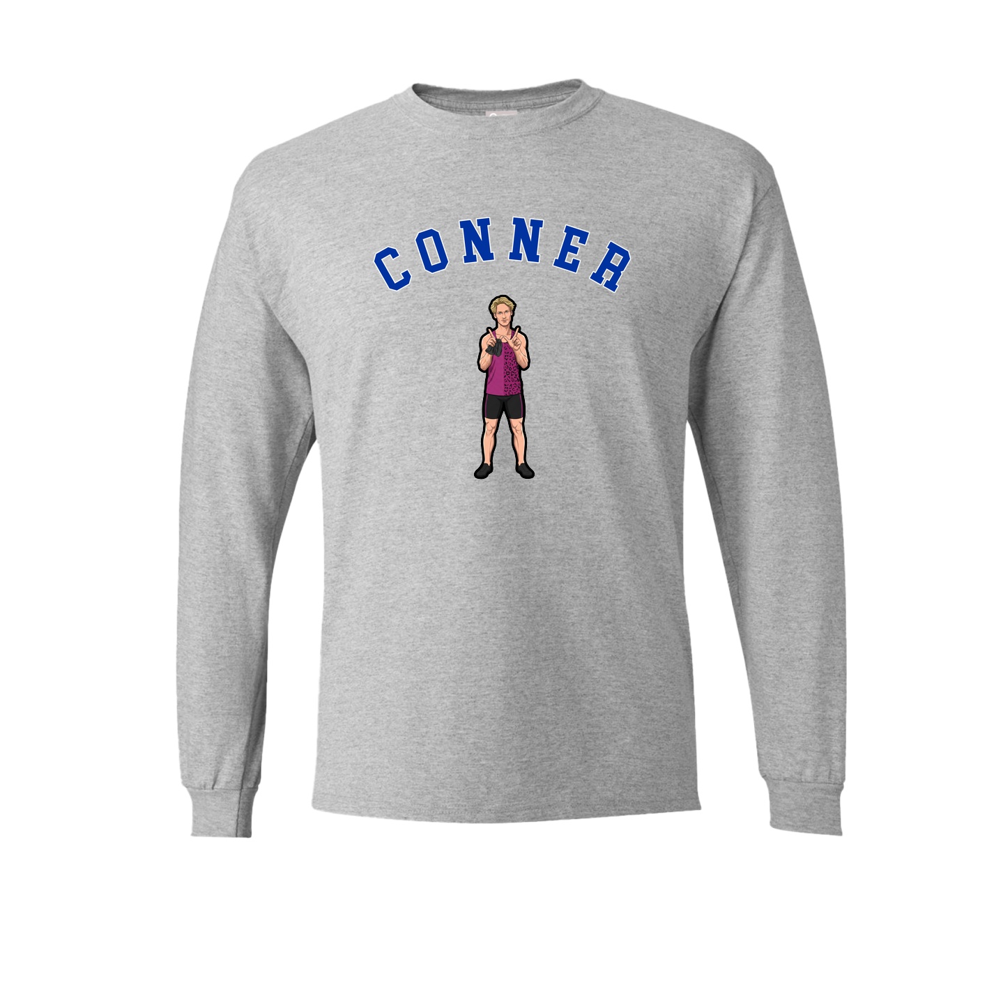 Long Sleeve Tee — Shirsey Arch in Grey