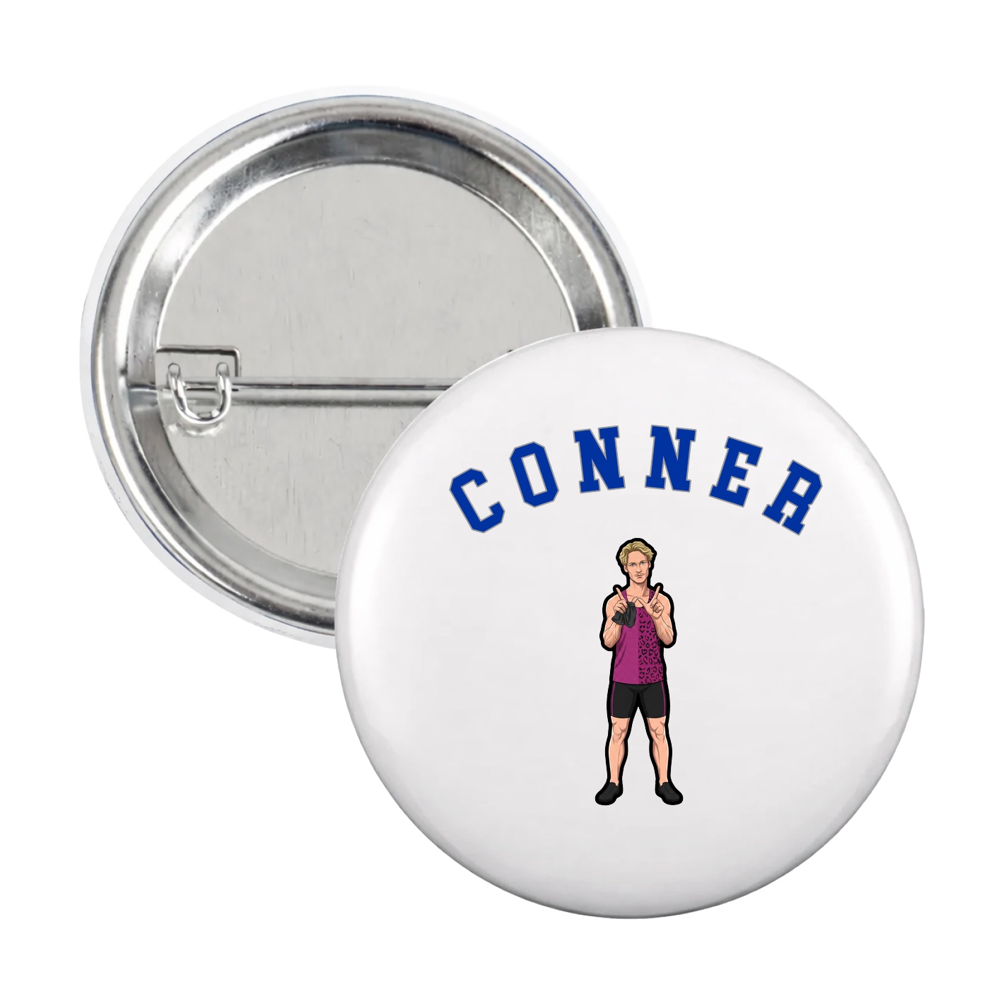 Game Day Button — Shirsey Arch in White