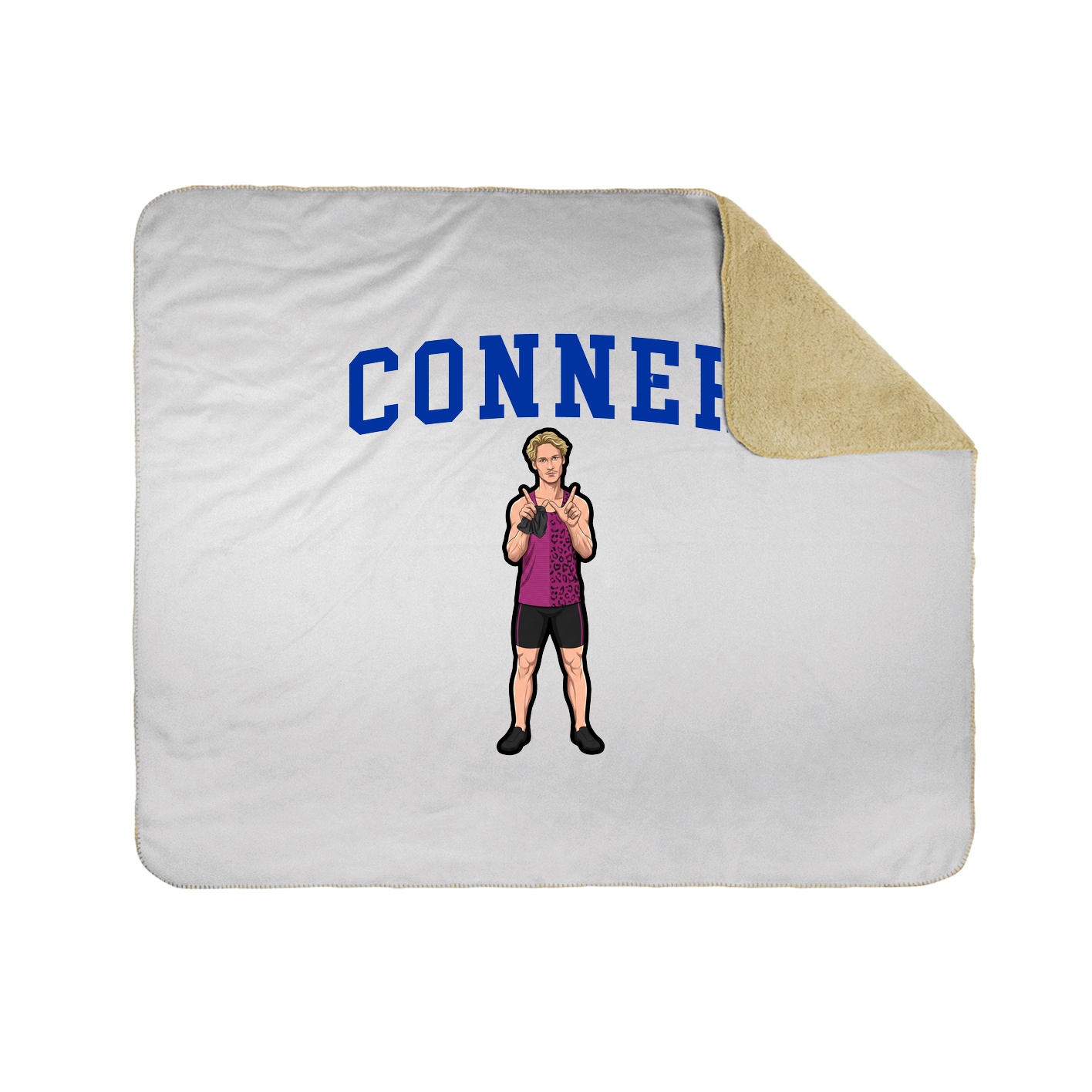 Throw Blanket — Shirsey in White