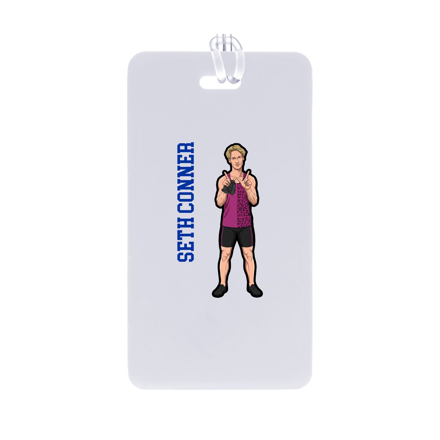 Bag Tag — Name Vertical in Classic
