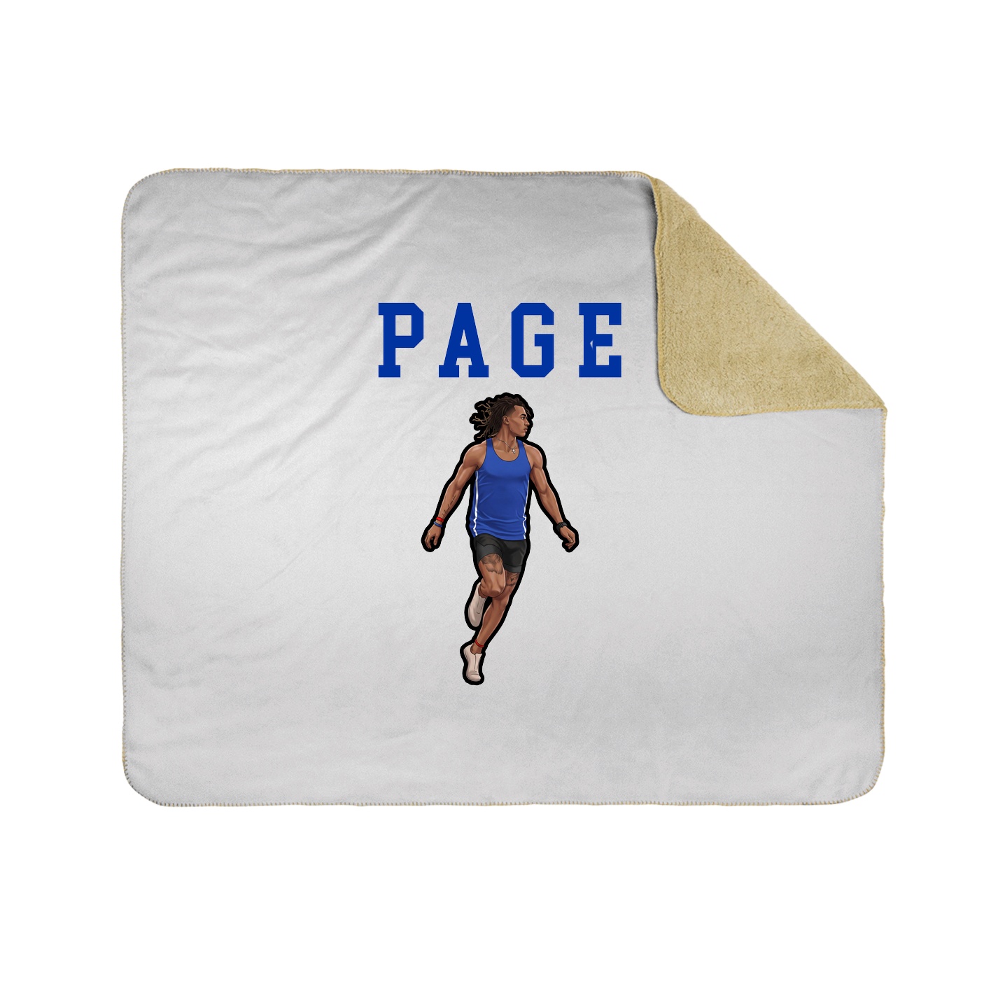 Throw Blanket — Shirsey in White