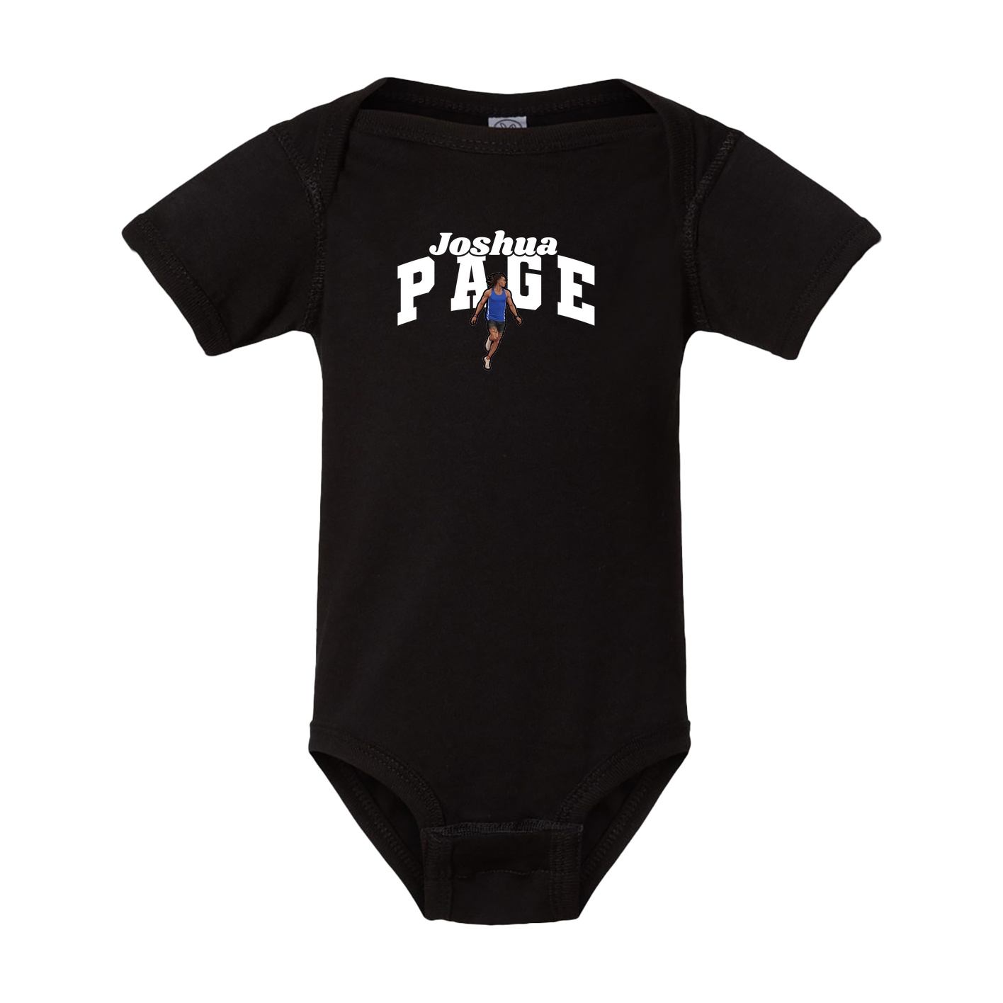Baby Onesie — Signature Arch in Black