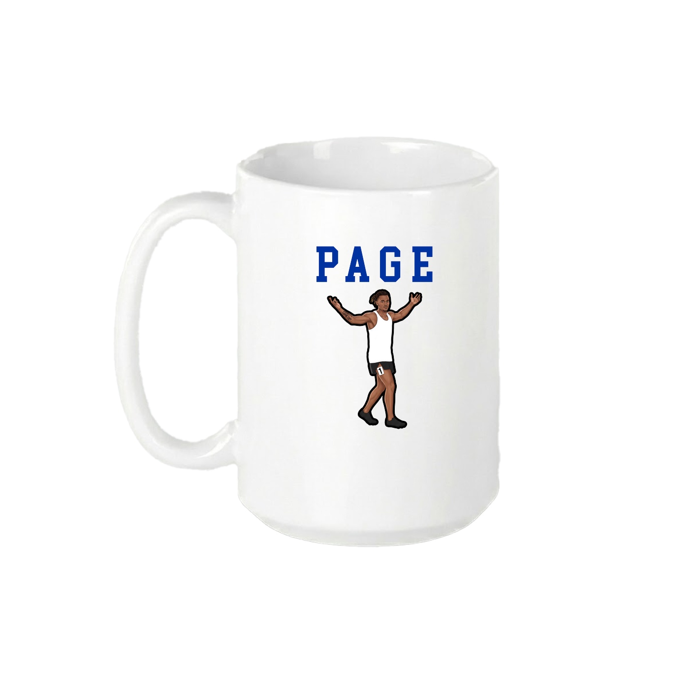 15oz Coffee Mug — Shirsey in White