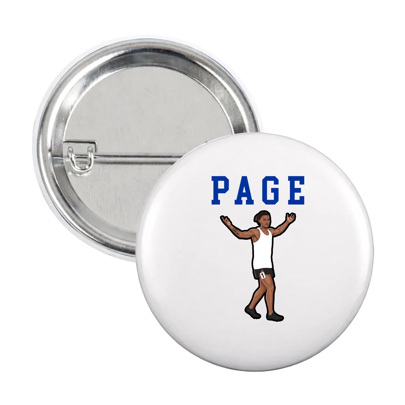 Game Day Button — Shirsey in White