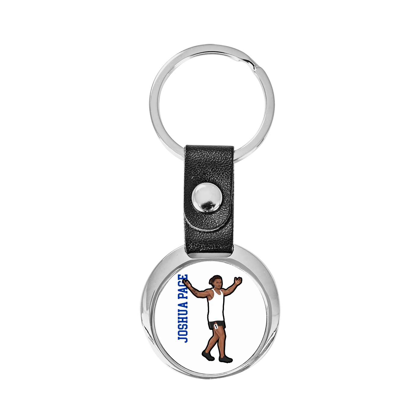 Key Chain — Name Vertical in Classic