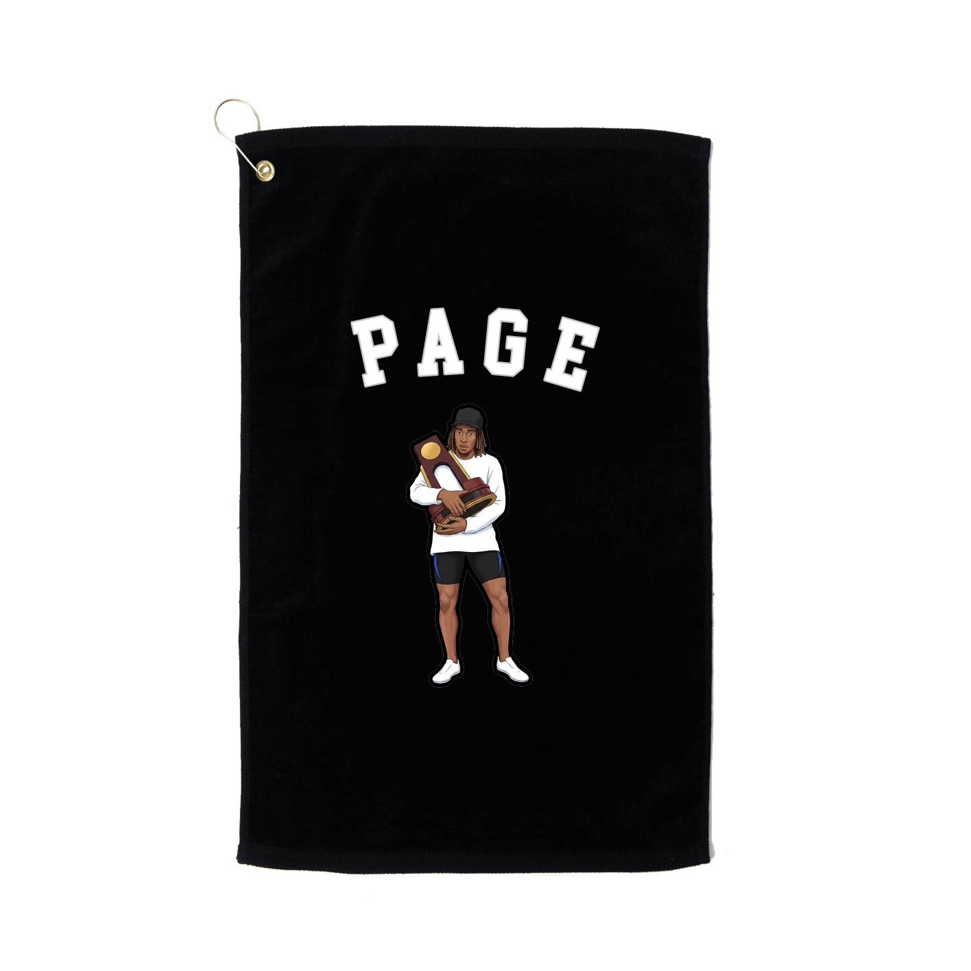 Golf Towel — Shirsey Arch in Black