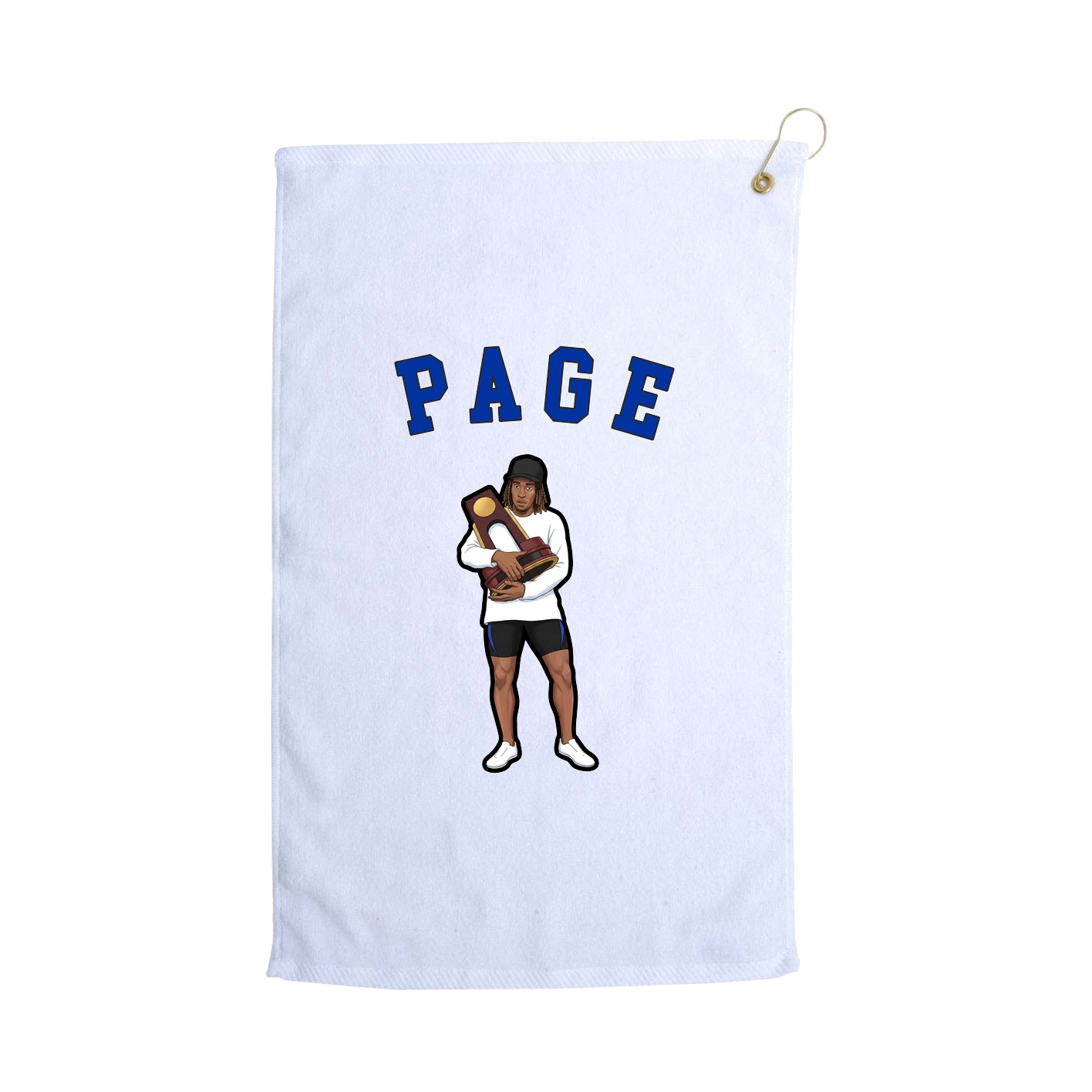 Golf Towel — Shirsey Arch in White