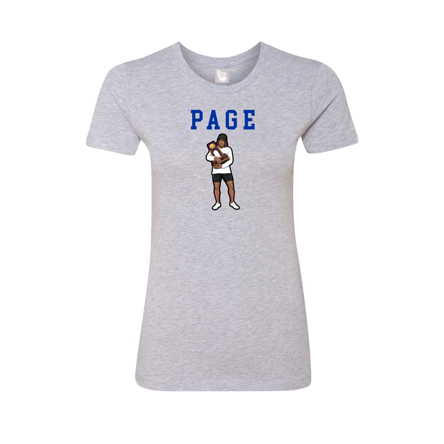 Fitted Women's Tee — Shirsey in Grey