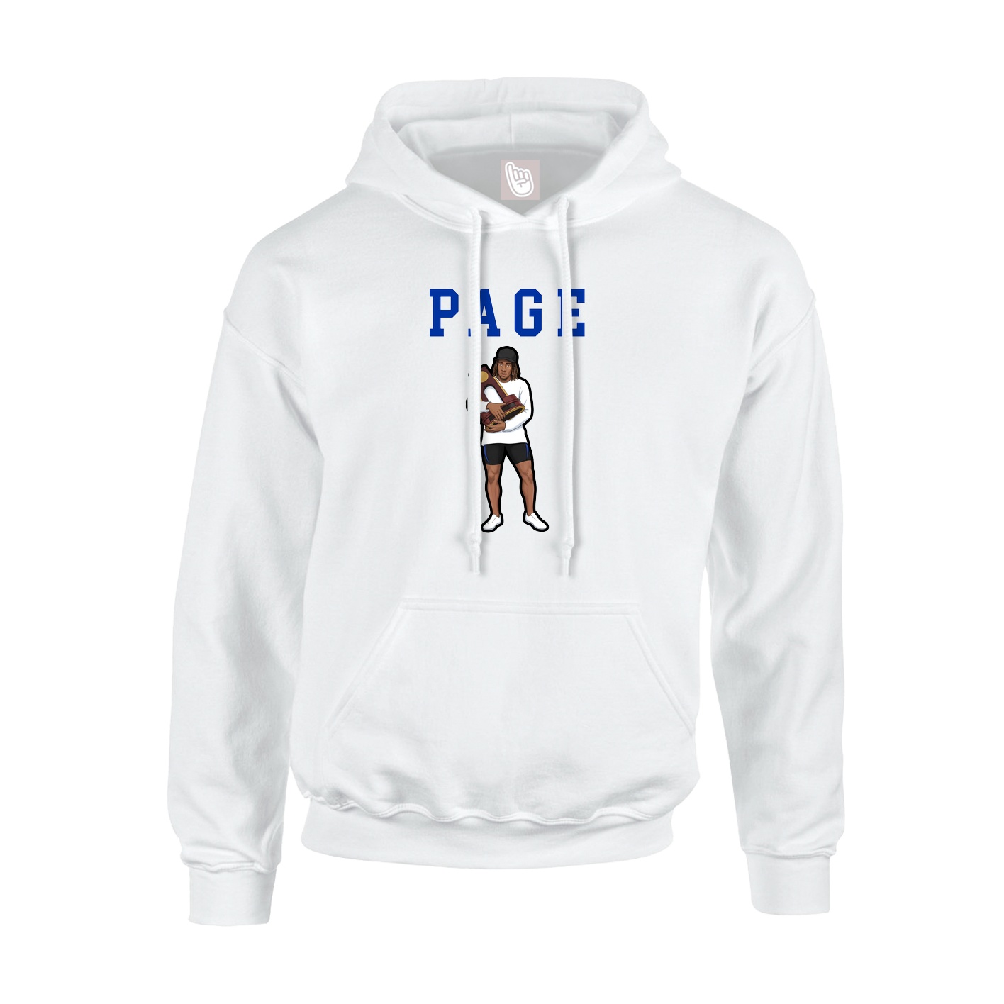 Hoodie — Shirsey in White