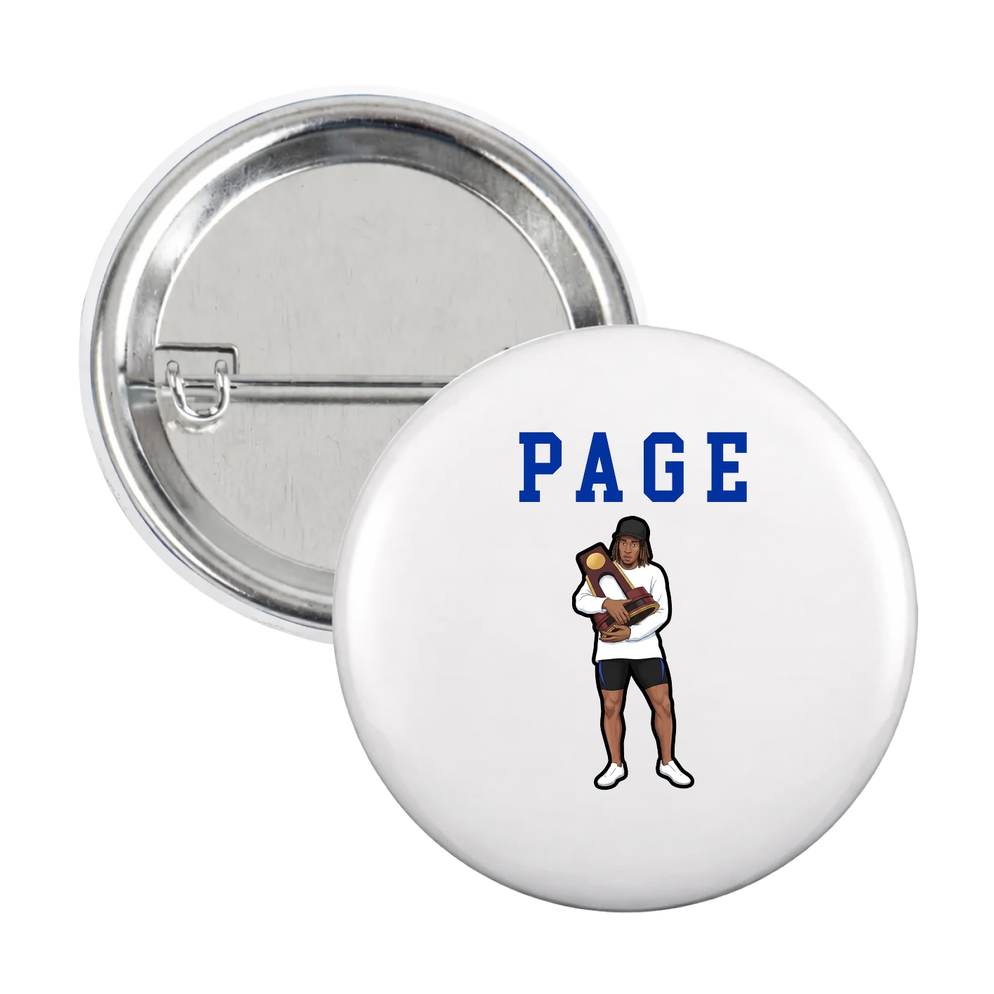 Game Day Button — Shirsey in White