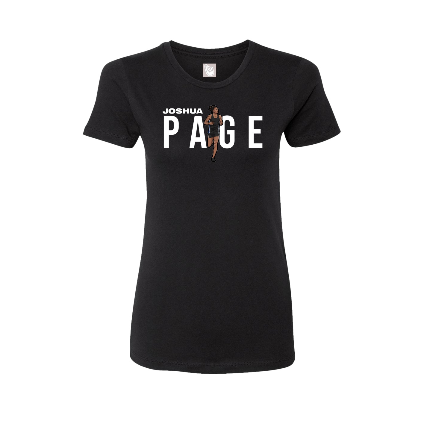 Womens Tee — Player Name in Black