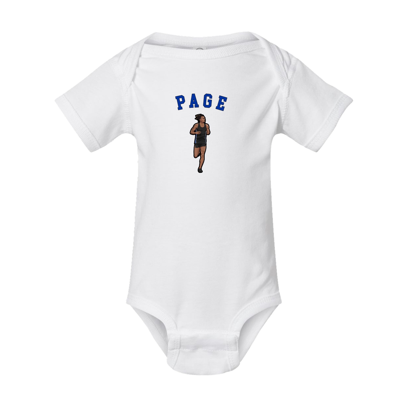 Baby Onesie — Shirsey Arch in White