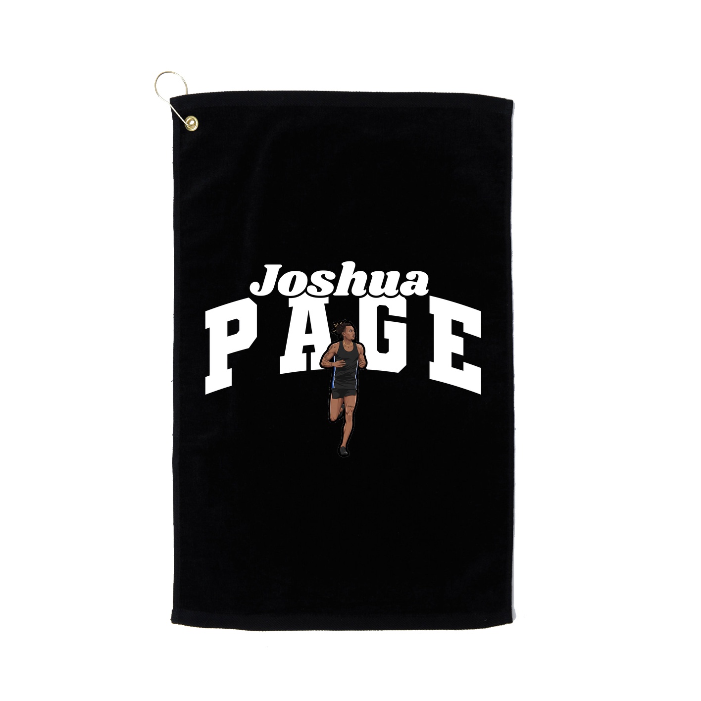 Golf Towel — Signature Arch in Black
