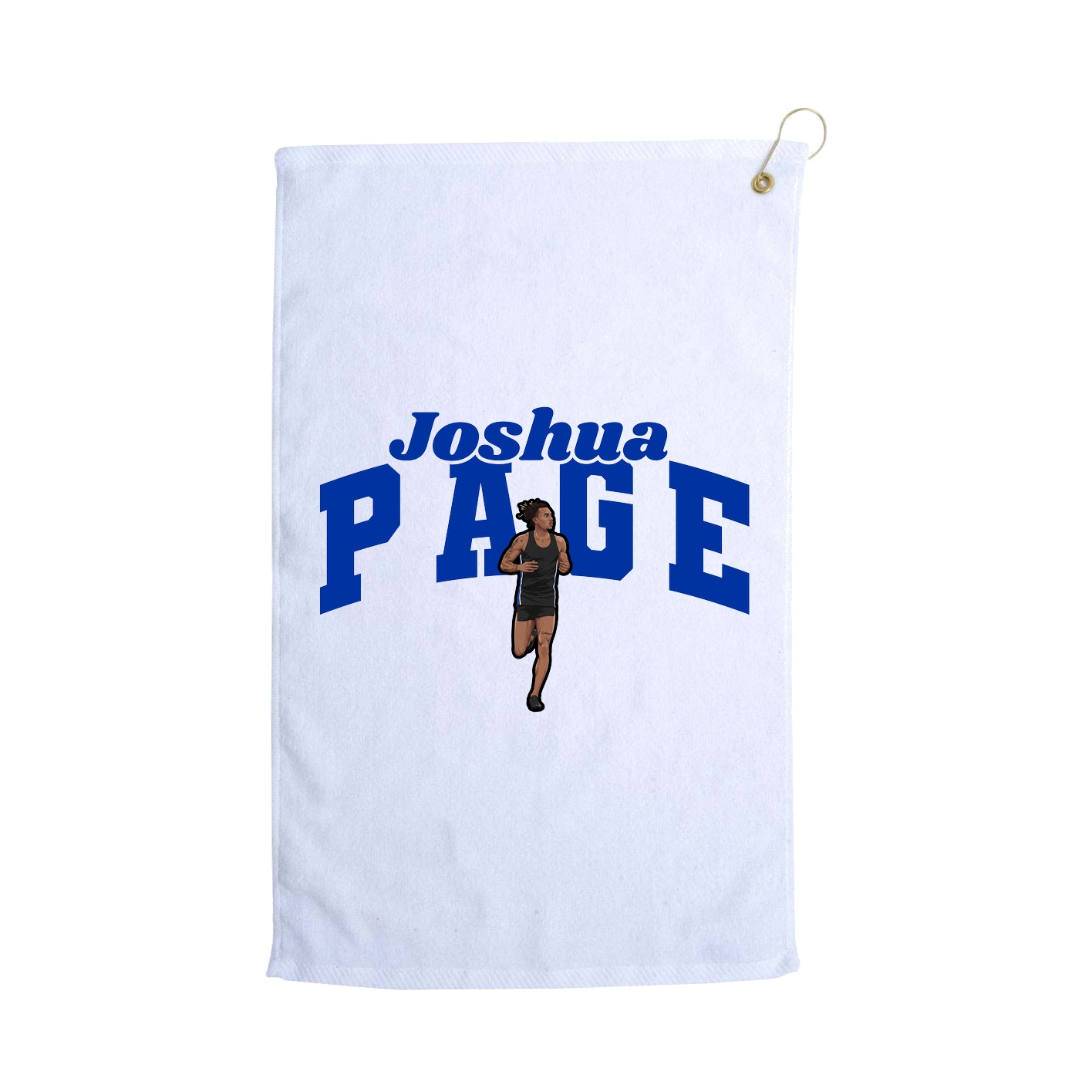 Golf Towel — Signature Arch in White