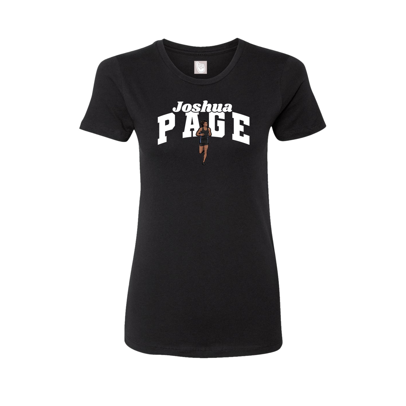Womens Tee — Signature Arch in Black