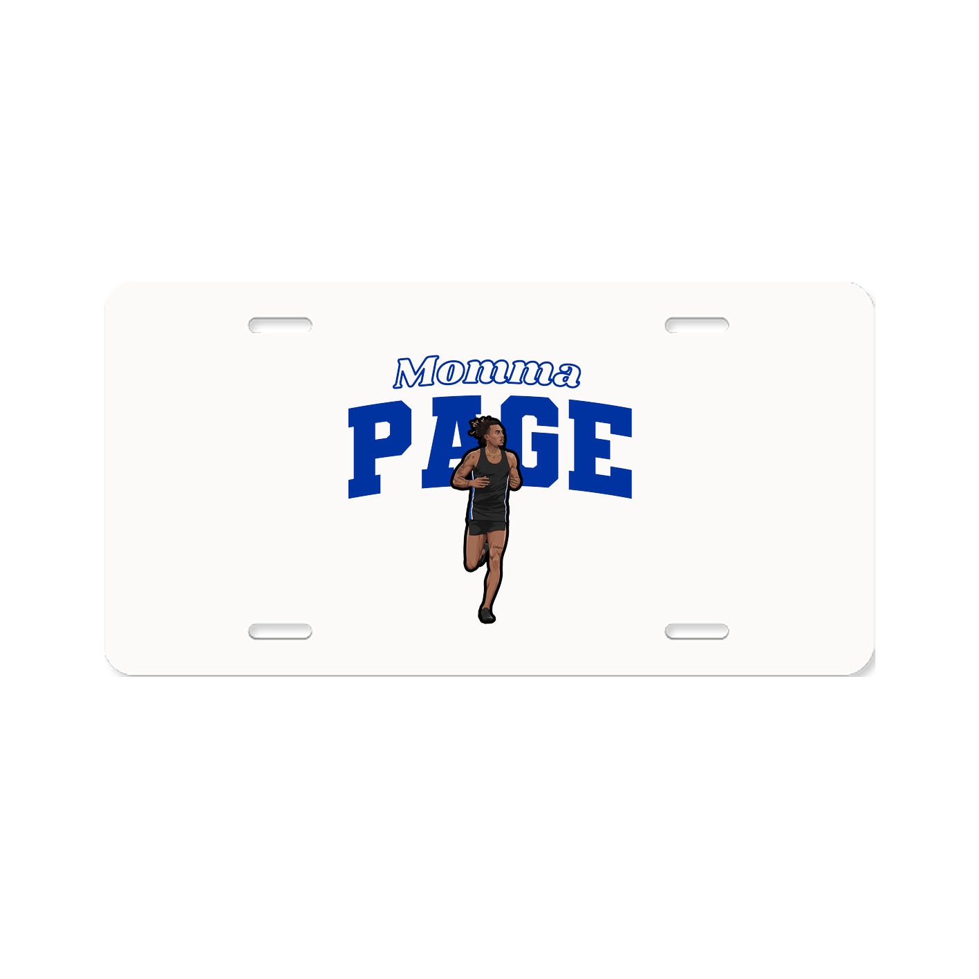 License Plate — Mothers Day Block in Classic