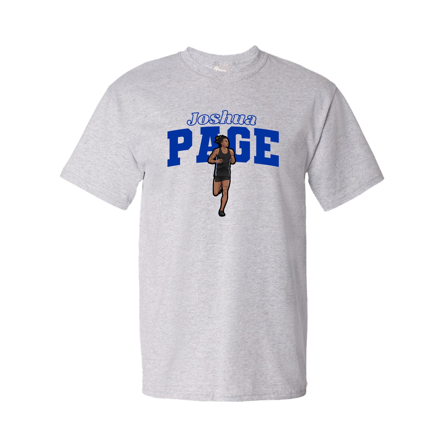 Youth Tee — Name Arch in Grey