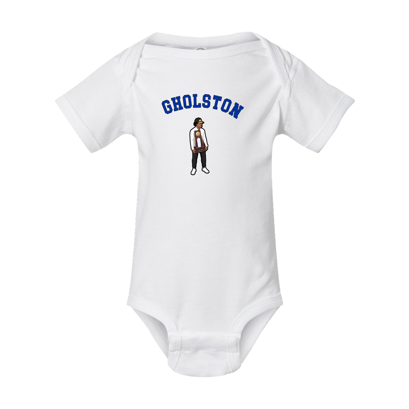 Baby Onesie — Shirsey Arch in White