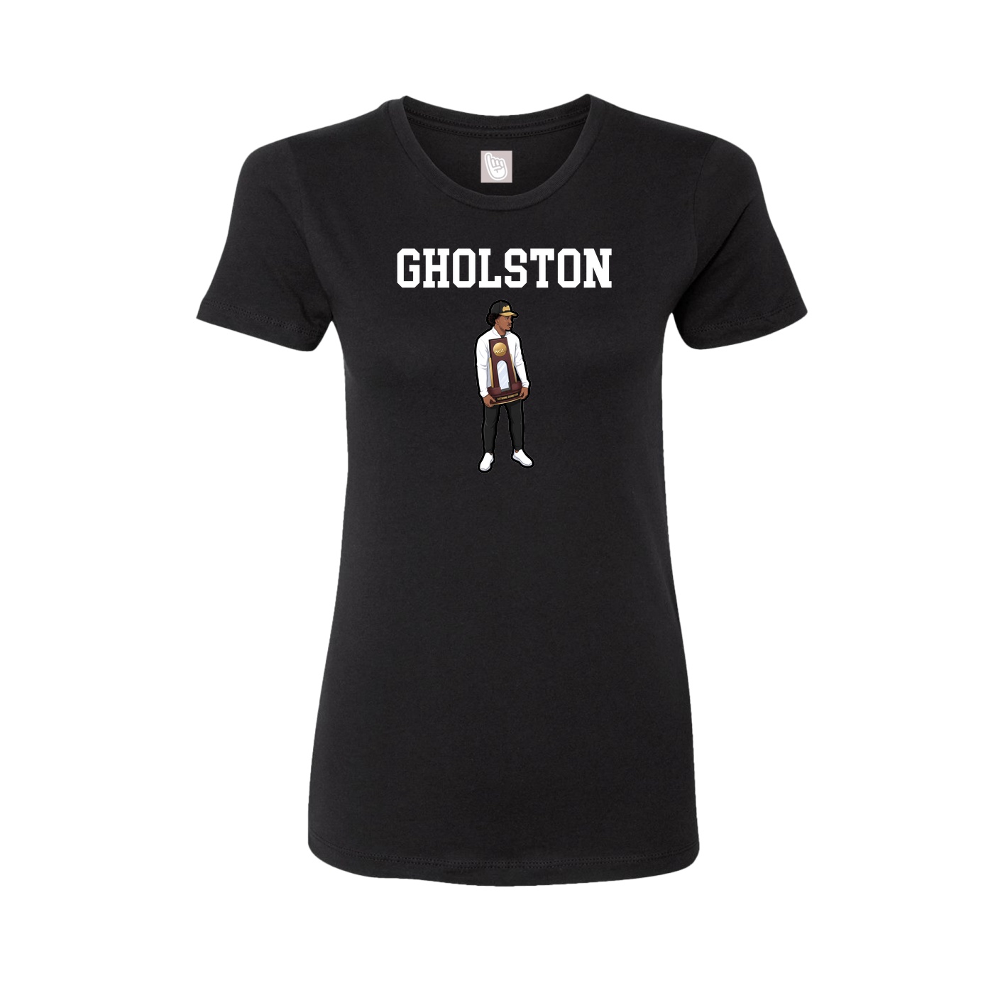 Fitted Women's Tee — Shirsey in Black
