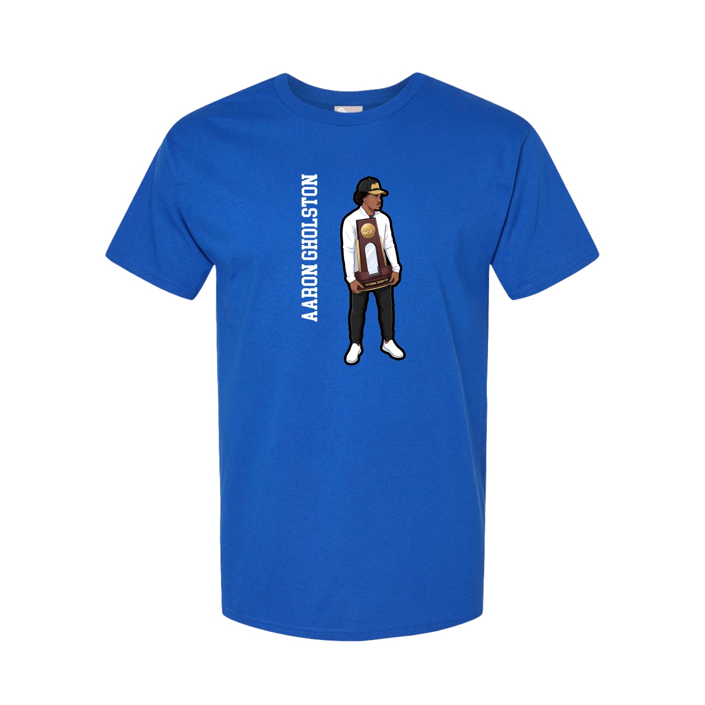 Tee — Name Vertical in Royal