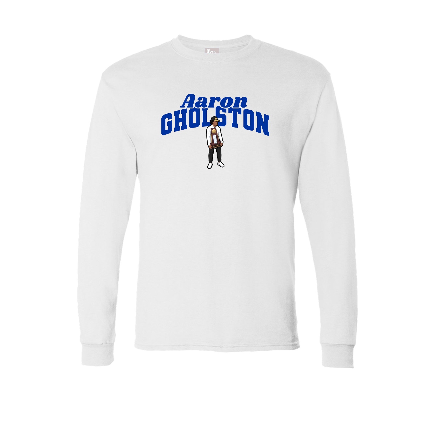 Long Sleeve Tee — Signature Arch in White