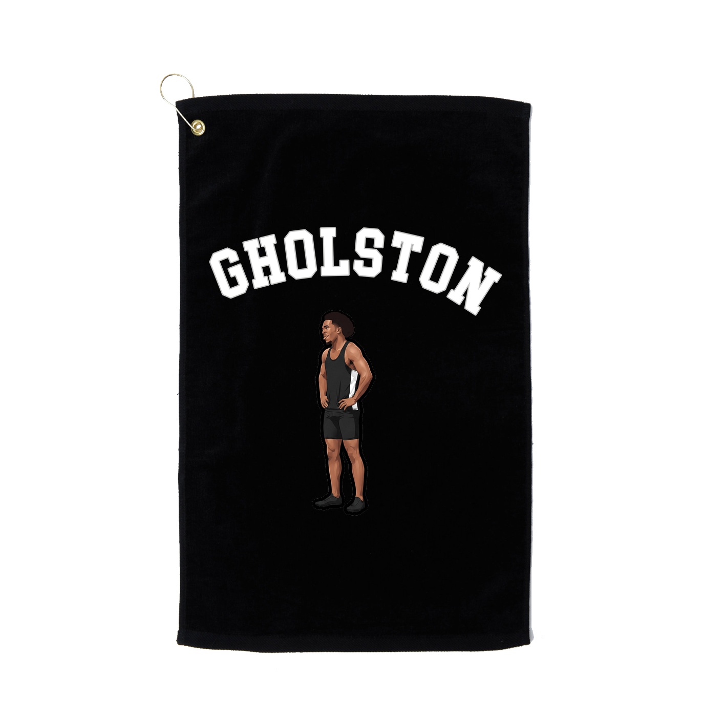 Golf Towel — Shirsey Arch in Black