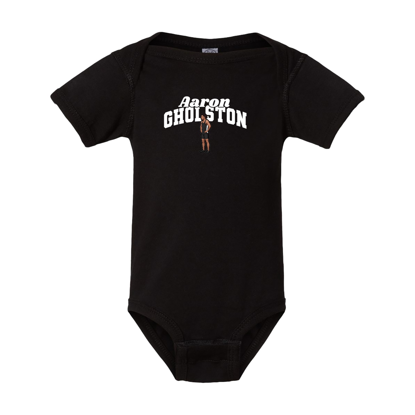 Baby Onesie — Signature Arch in Black