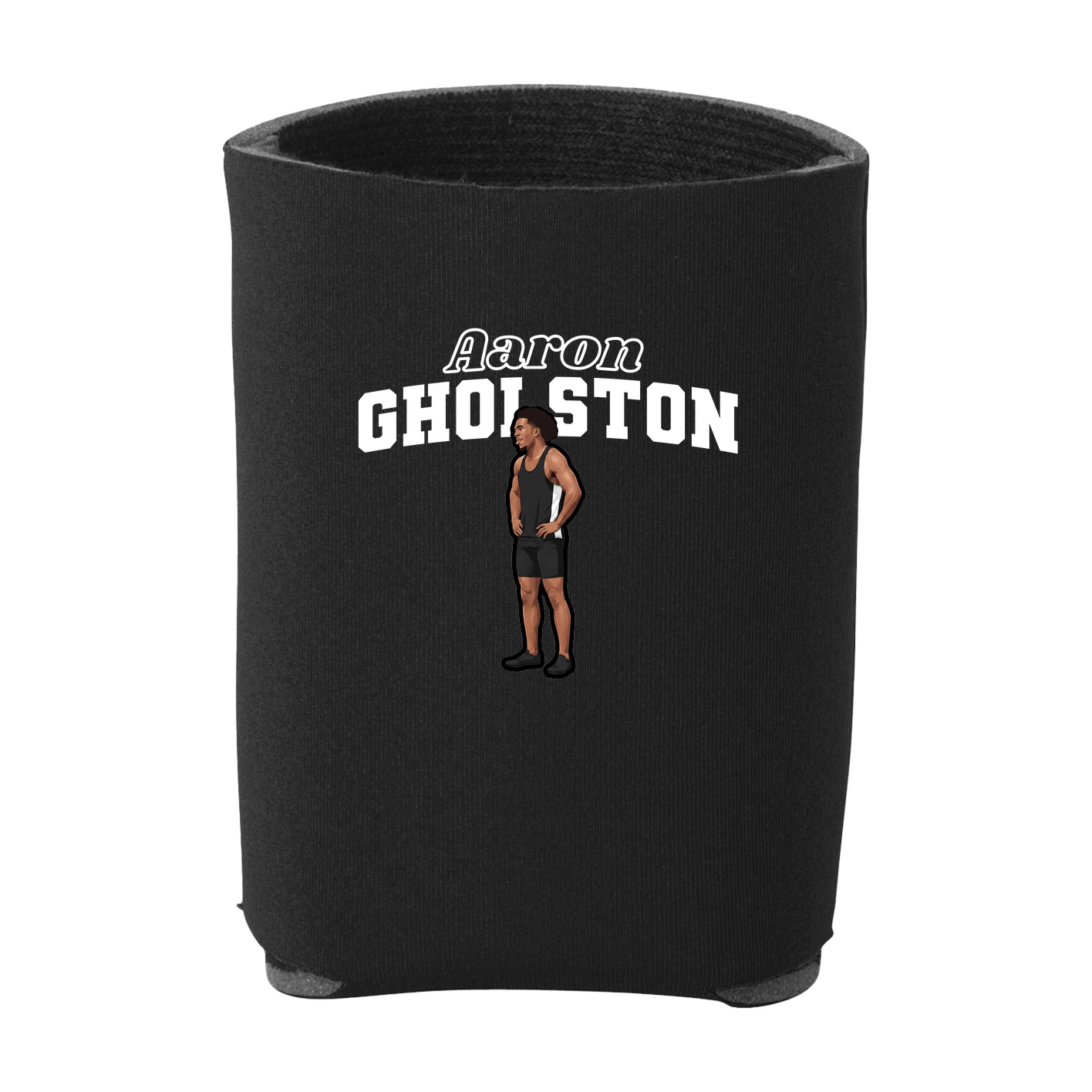 Can Holder — Name Arch in Black