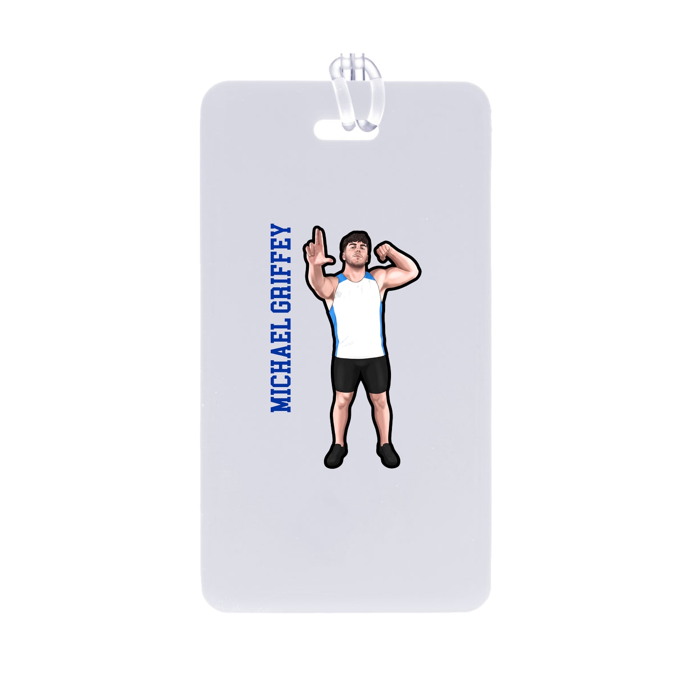 Bag Tag — Name Vertical in Classic