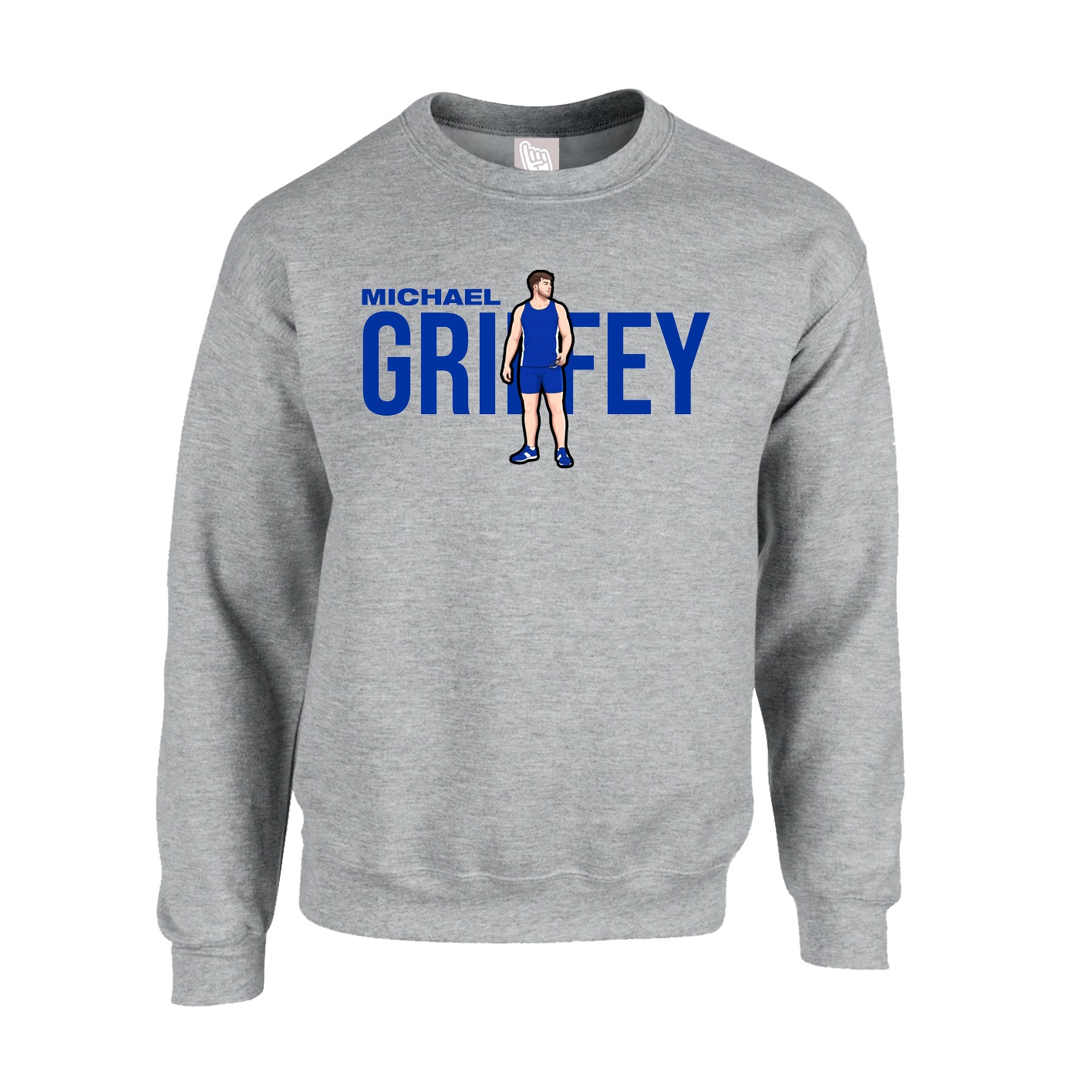 Fleece Crew — Player Name in Grey