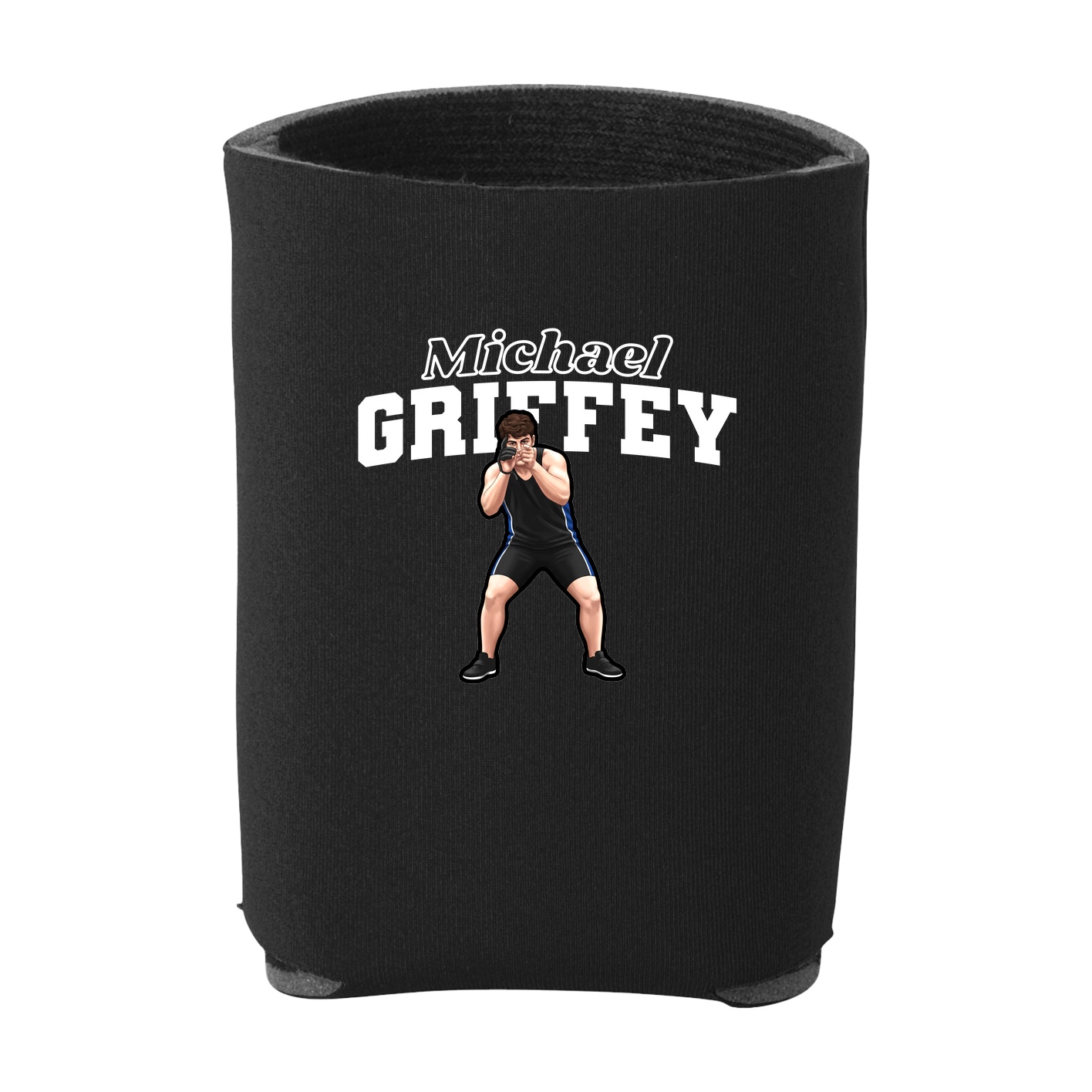 Can Holder — Name Arch in Black