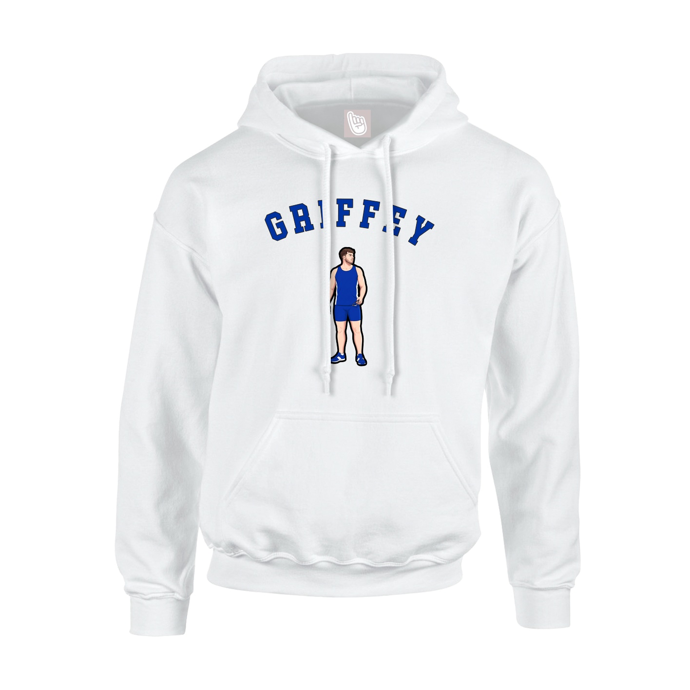 Youth Hoodie — Shirsey Arch in White