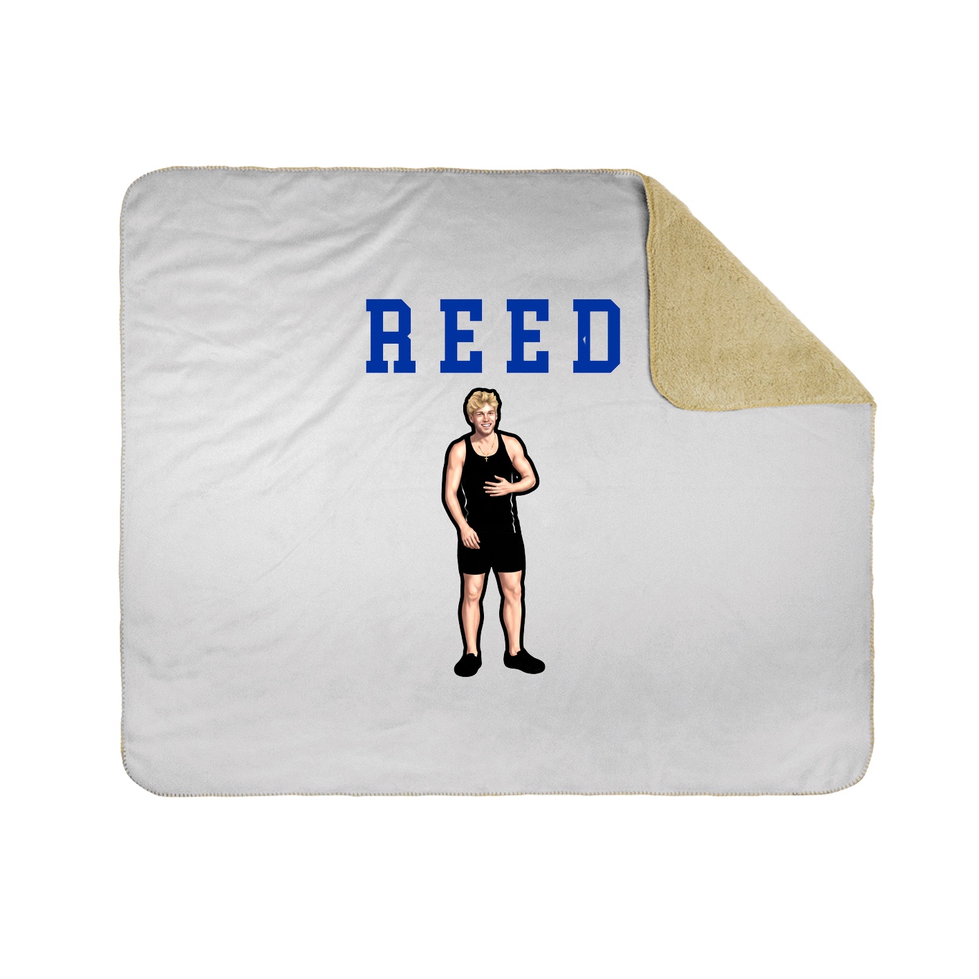 Throw Blanket — Shirsey in White