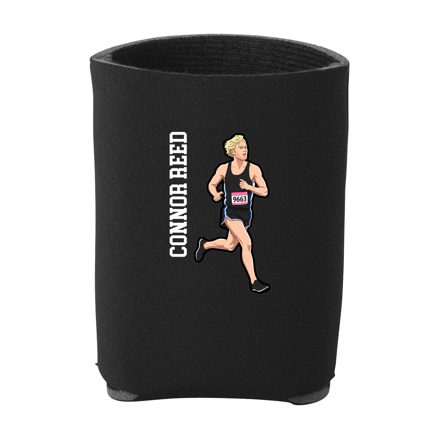 Can Holder — Name Vertical in Black