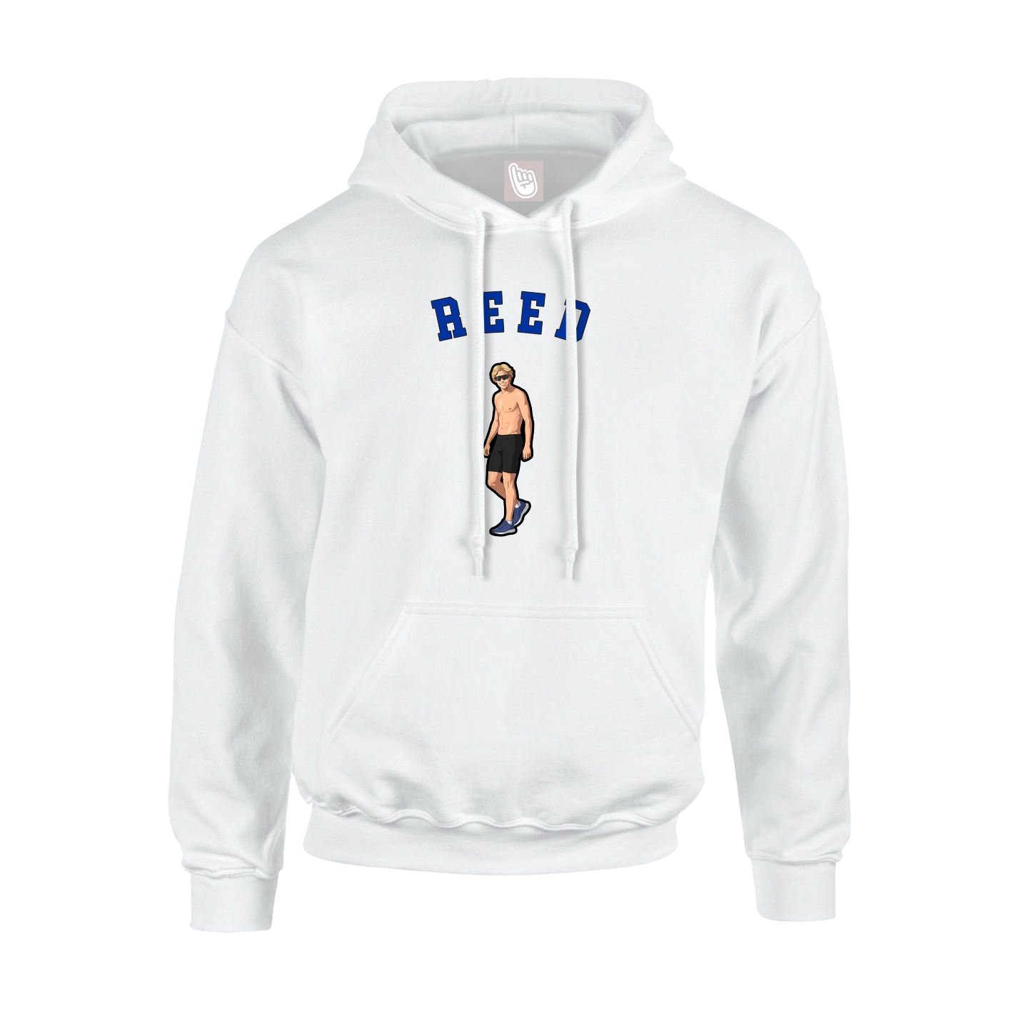 Youth Hoodie — Shirsey Arch in White